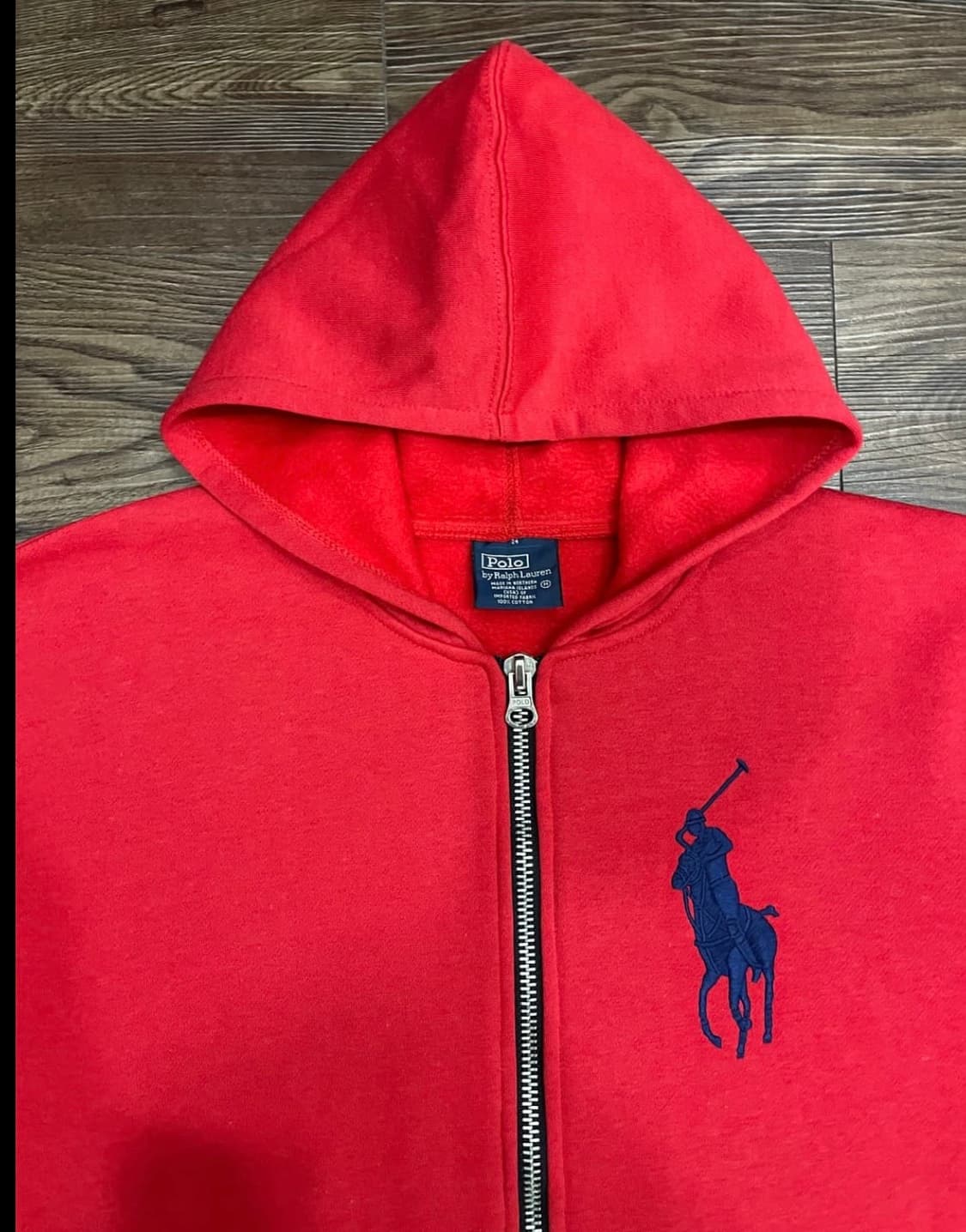 폴로 랄프로렌 USA 빅포니 후드집업 상품이미지2