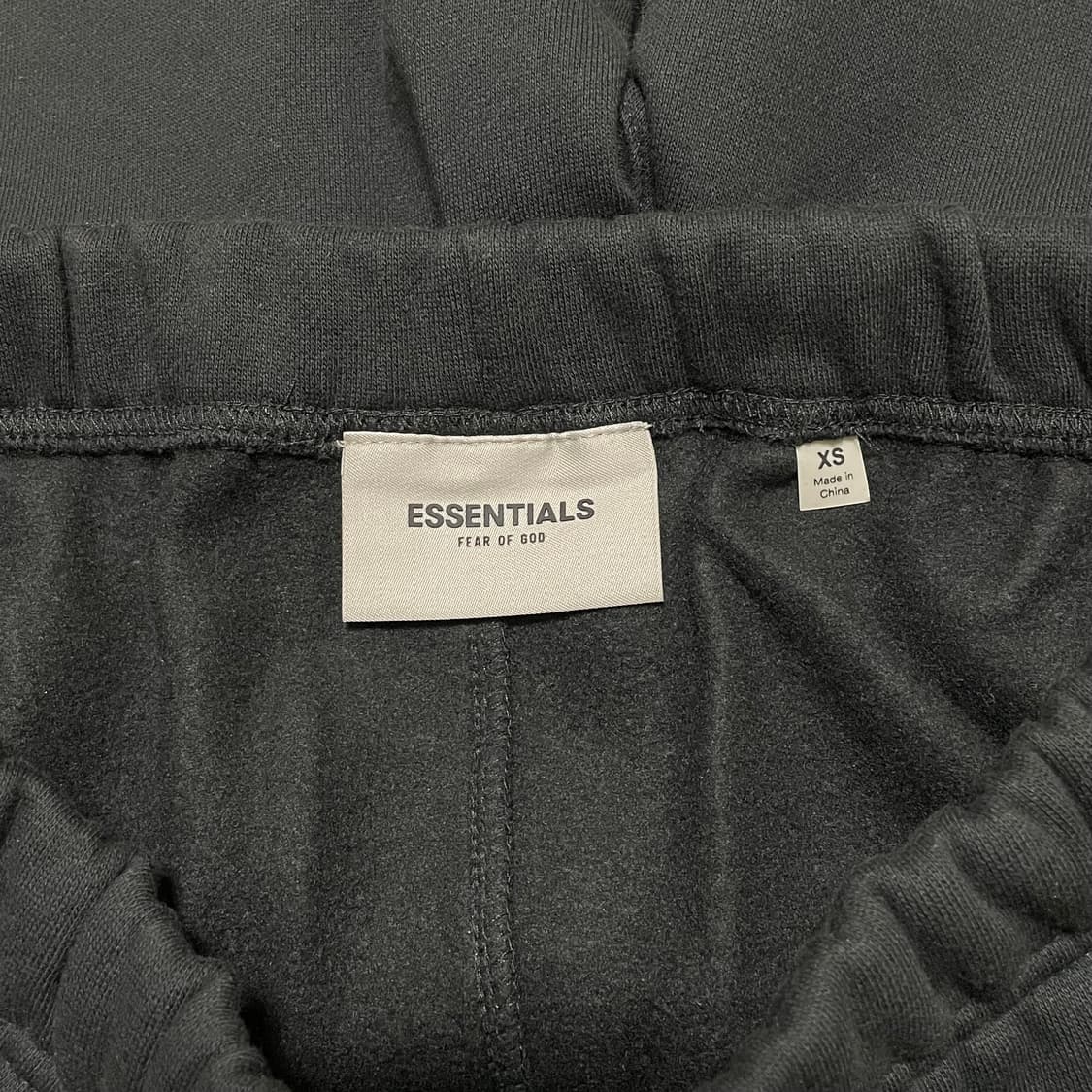 피어오브갓 에센셜 블랙 기모 반바지 XS 상품이미지9