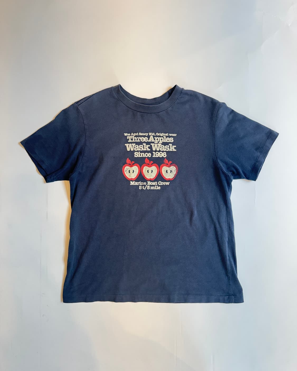 Apple Graphic Faded Tee 상품이미지1