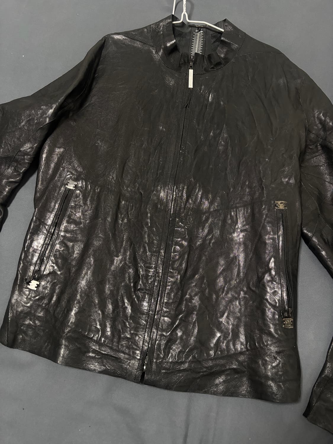 isaac sellam 아이작 셀럼 양 가죽자켓 size L 상품이미지3