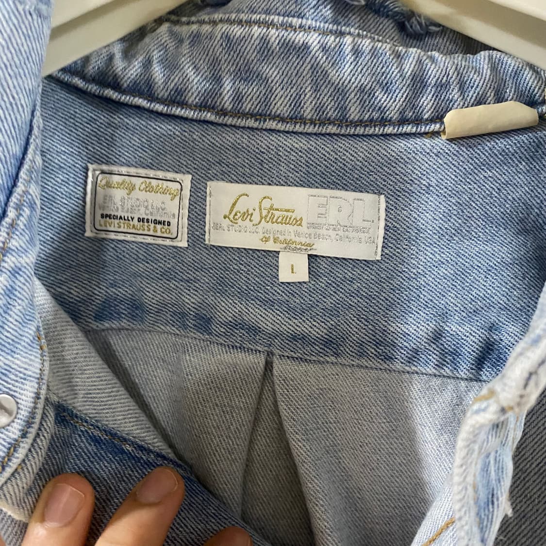 ERL x Levi's 데님 오버셔츠 상품이미지3