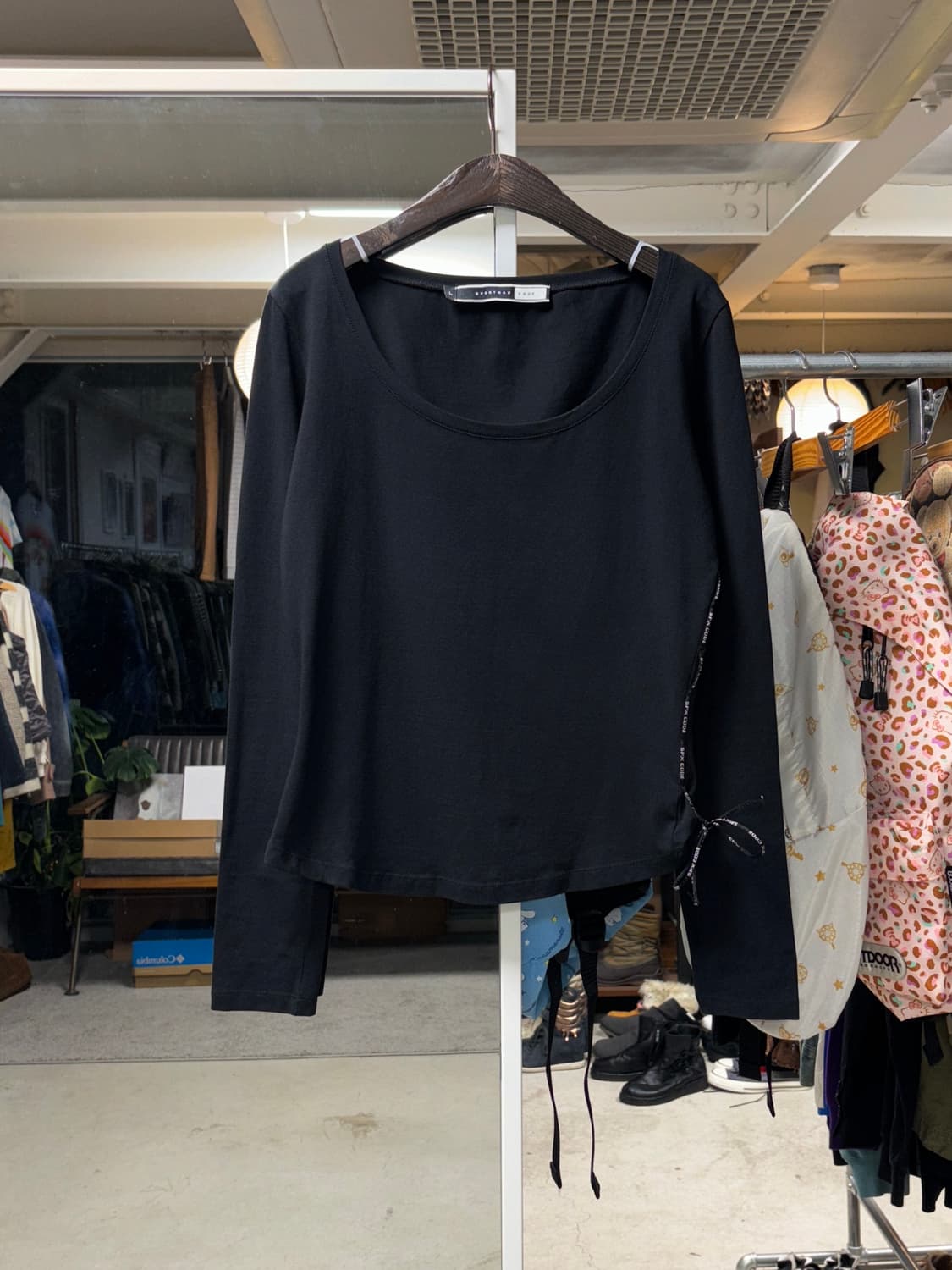 스포츠막스 크롭 롱슬리브 상품이미지1