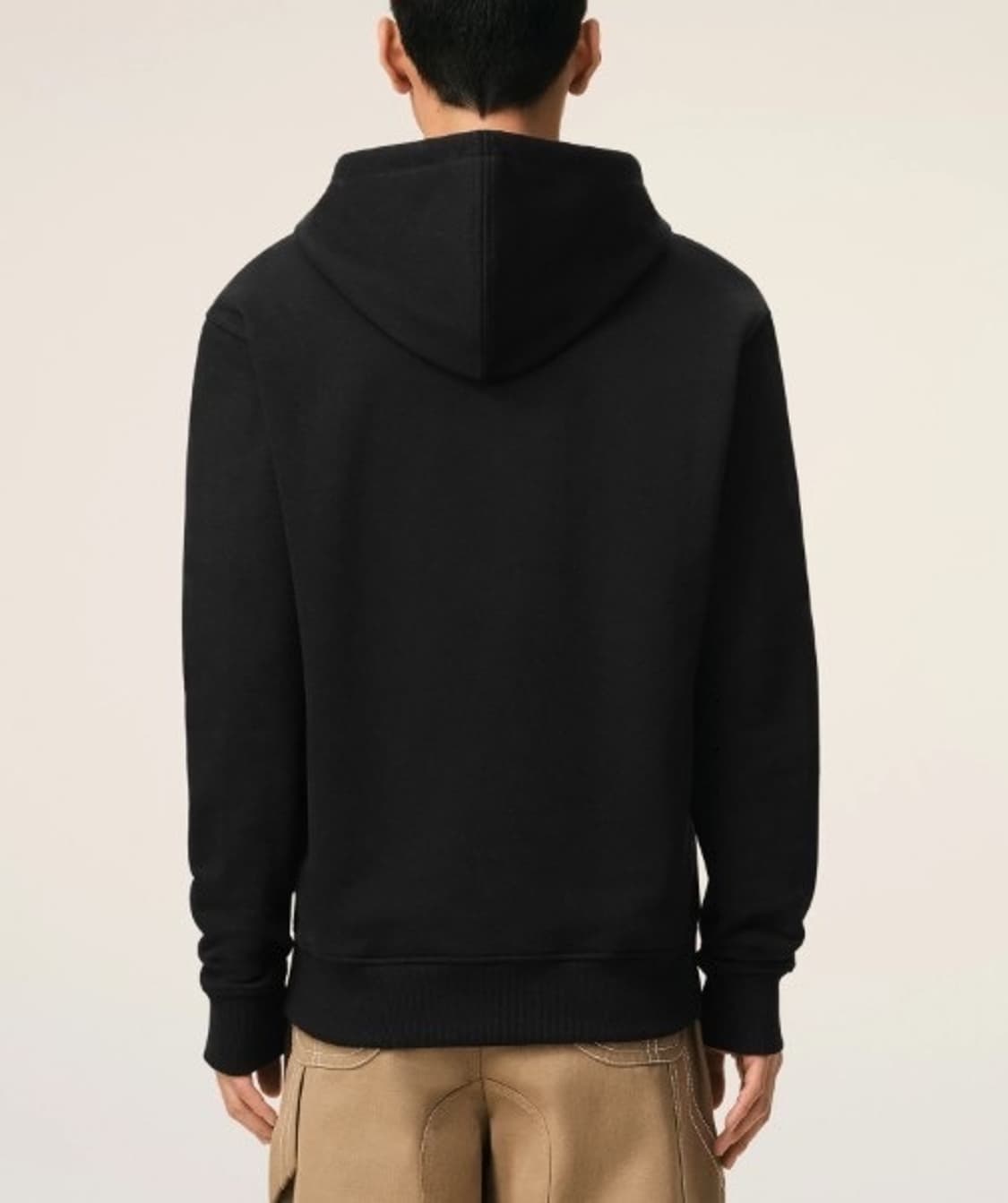 [새상품/정품] AMI 아미 드 쿠르 스몰 하트 후드집업 (블랙/XL) 상품이미지3