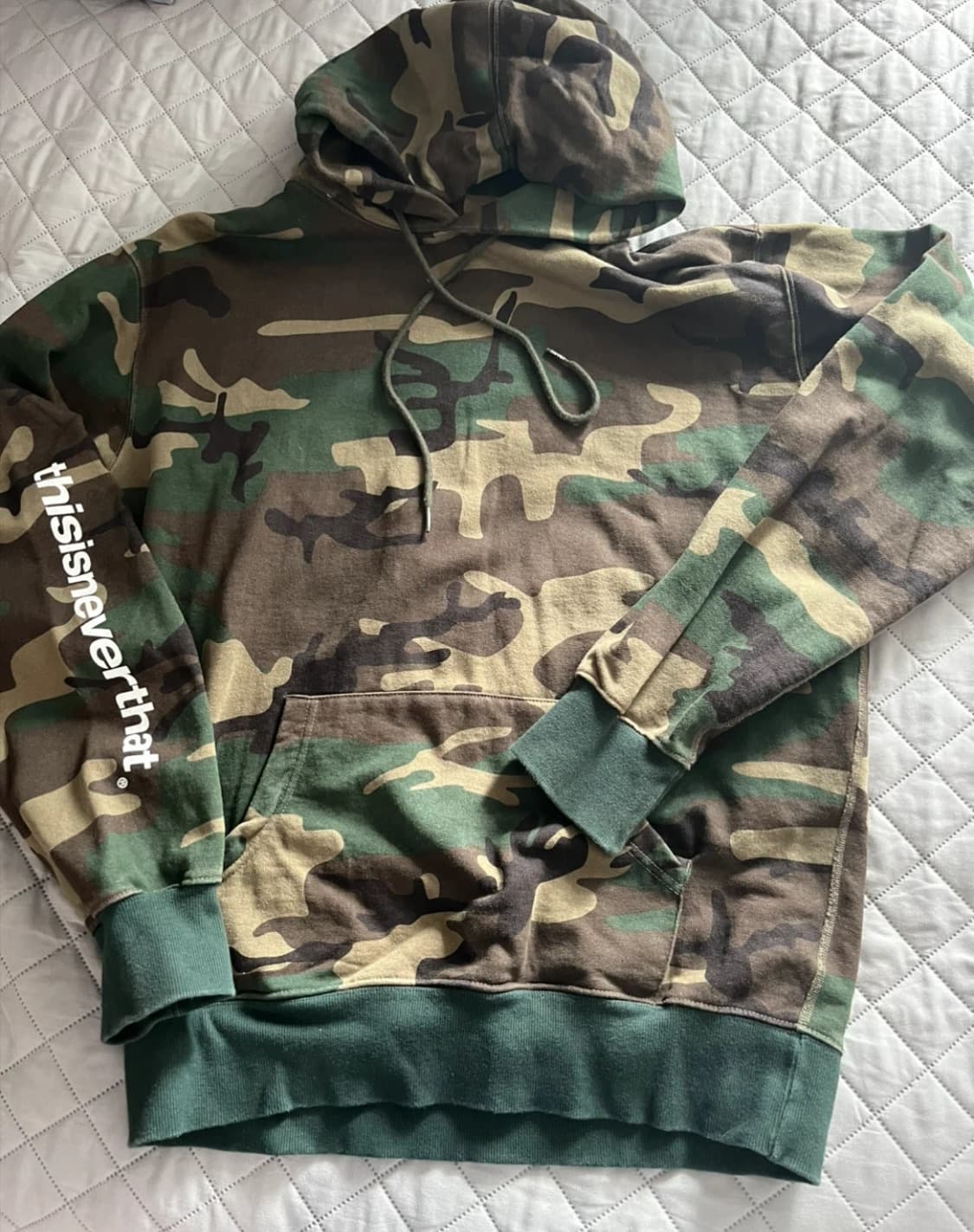 디스이즈네버댓 카모 패턴 후드티 XL  상품이미지1