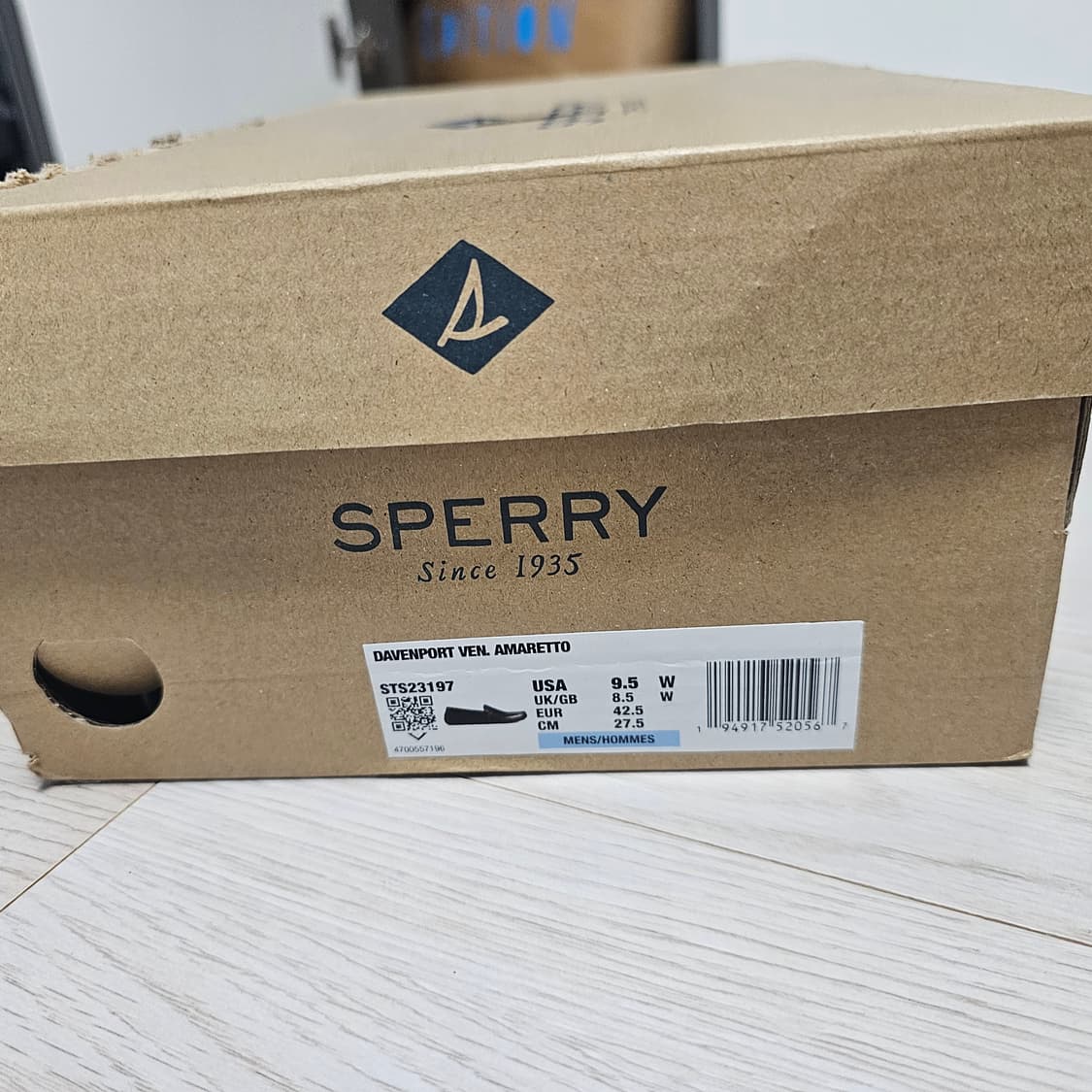 새제품275)스페리 100%레더 로퍼 구두 드라이빙슈즈 다멘포트 브라운 상품이미지9