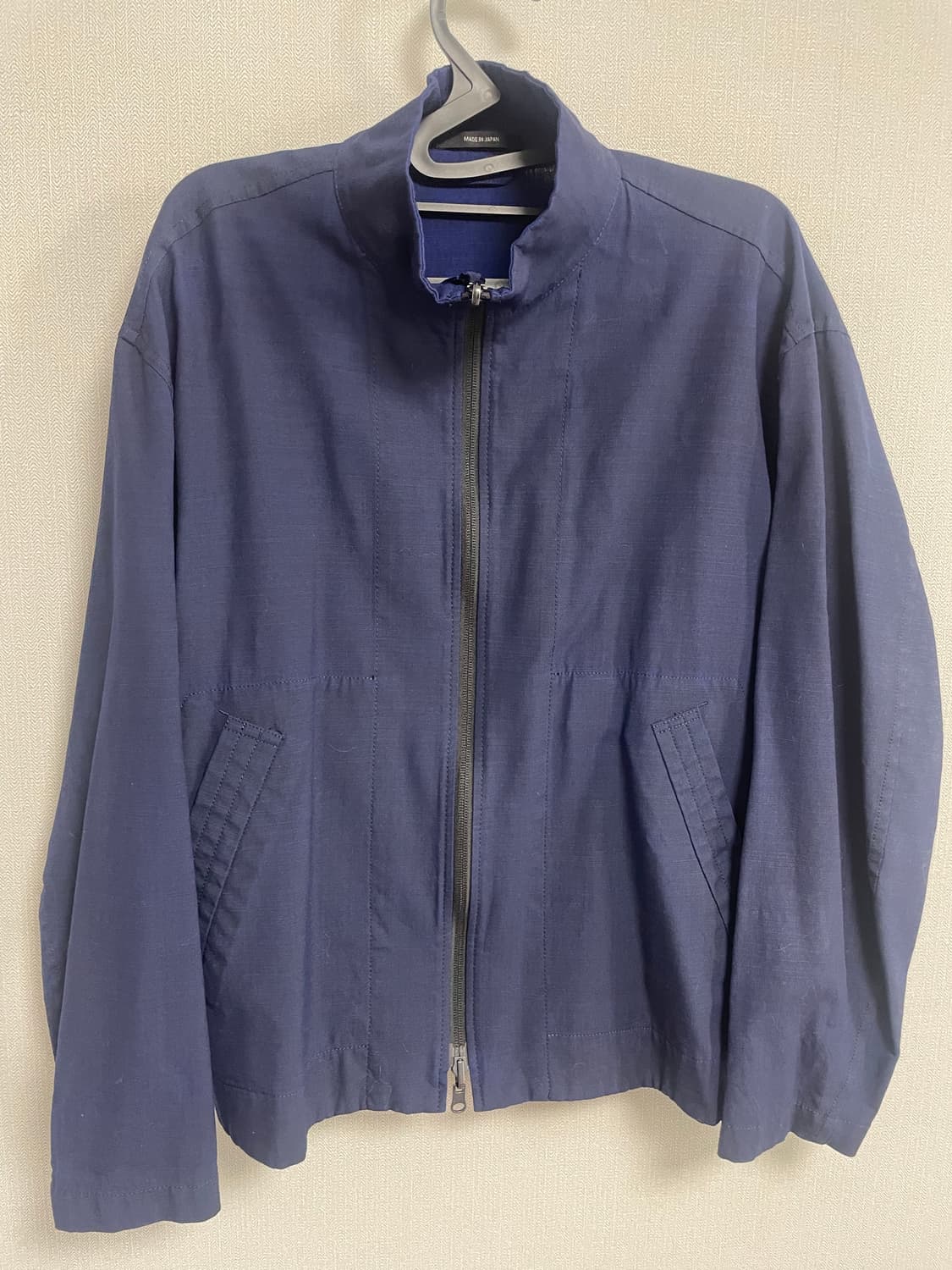 이세히미야케 네이비 블루종자켓 상품이미지1