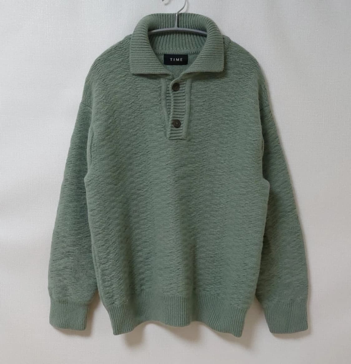 새상품) 한섬 타임 TIME 타임 옴므 남성 울 니트 스웨터 상품이미지2