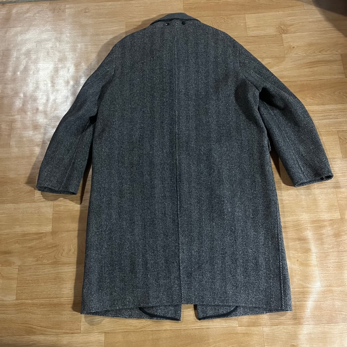 [115] 커스텀멜로우 캐시미어 헤링본 오버코트 상품이미지8