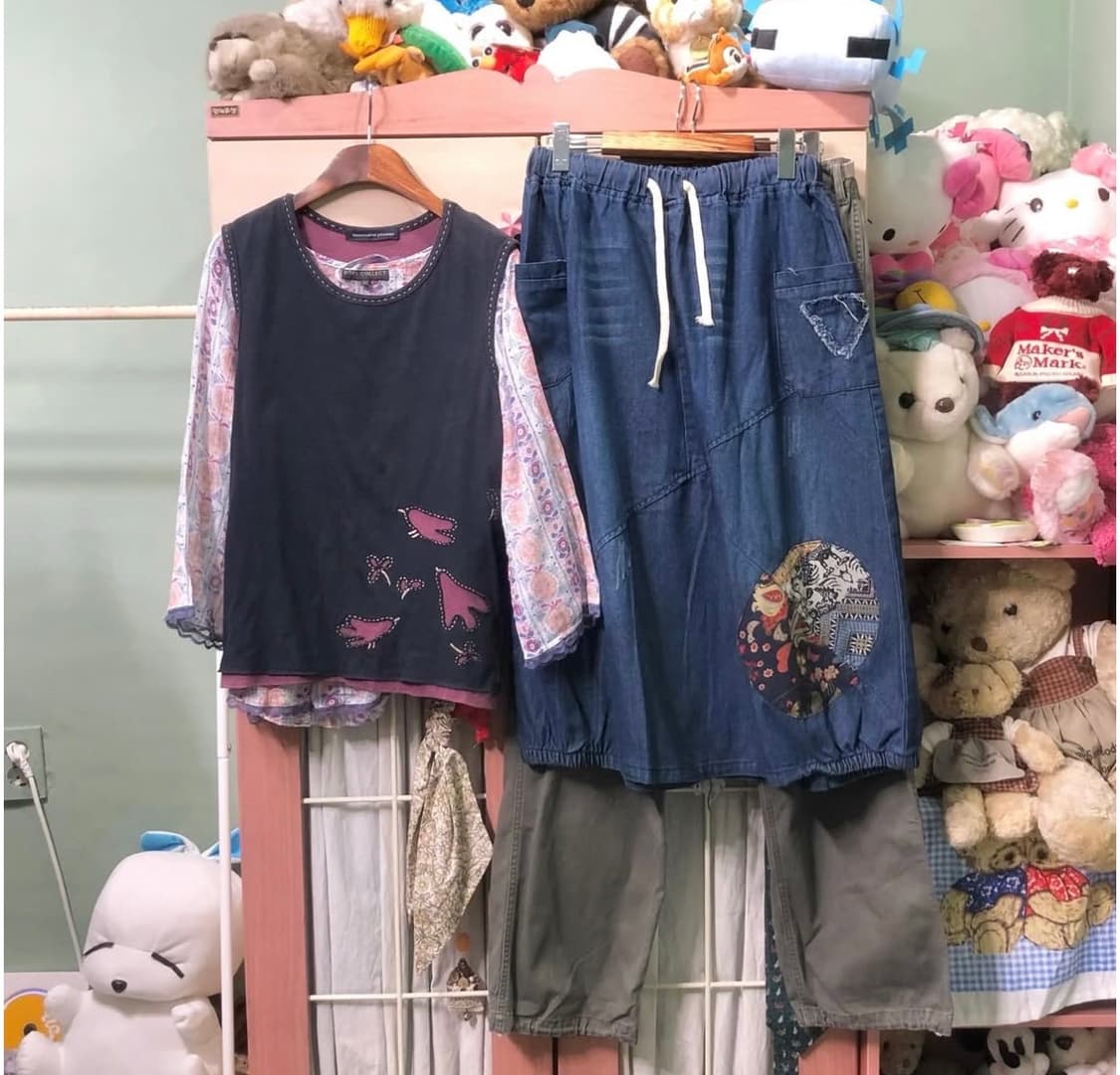 모리걸 카모메 산장 코디 세트 상품이미지1