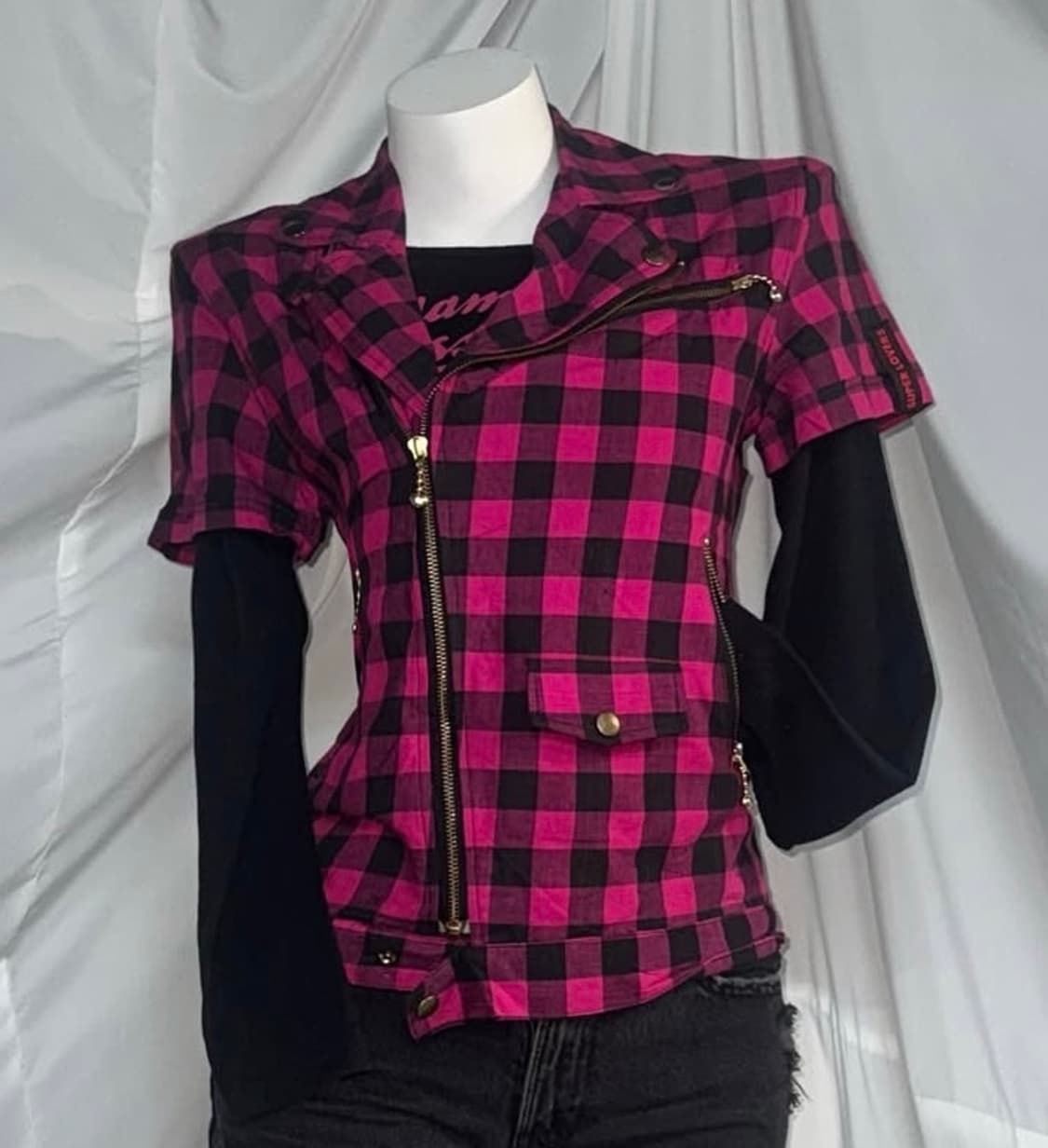 펑크 일괄 판매 바디라인 재킷 후드집업 상의 상품이미지5