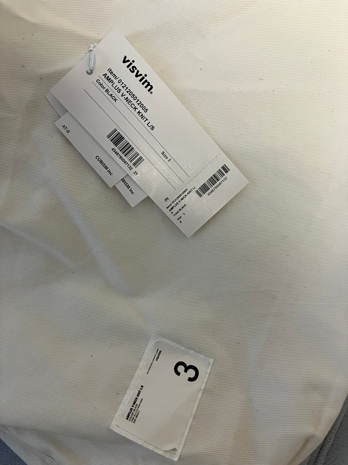 [3] Visvim 비즈빔 amplus v-neck knit 상품이미지5