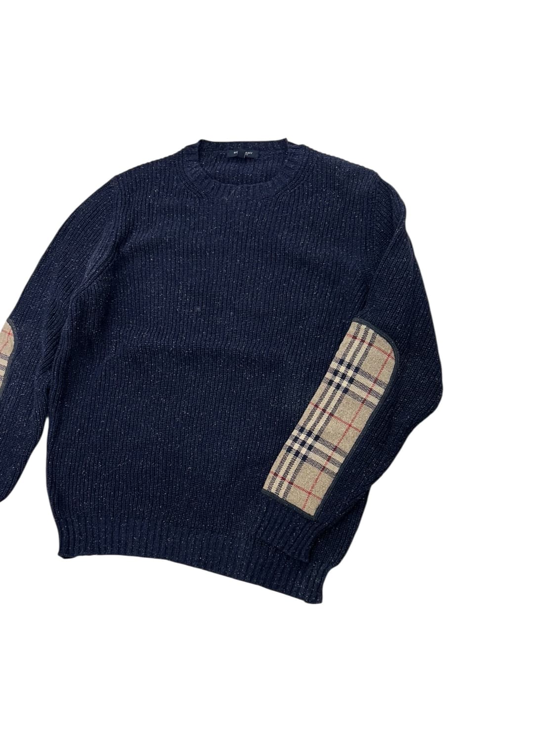 버버리 체크 패치 니트 스웨터 상품이미지2