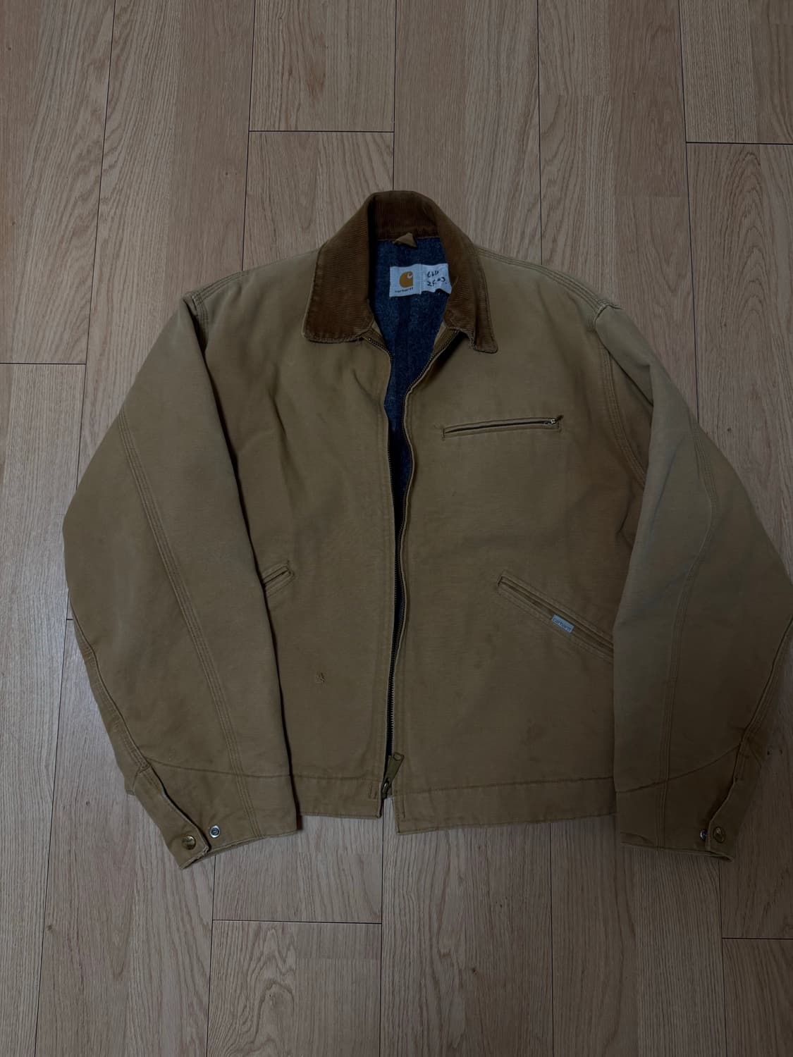 [L] 칼하트 디트로이트 재킷 브라운 상품이미지3