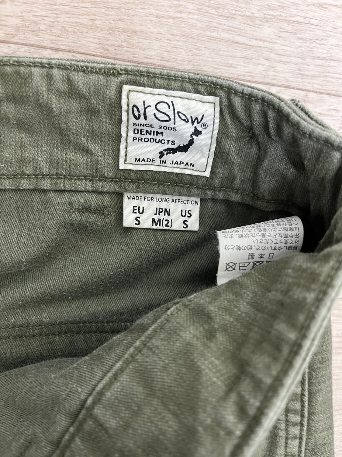 오어슬로우 퍼티그팬츠 빈티지핏  상품이미지3