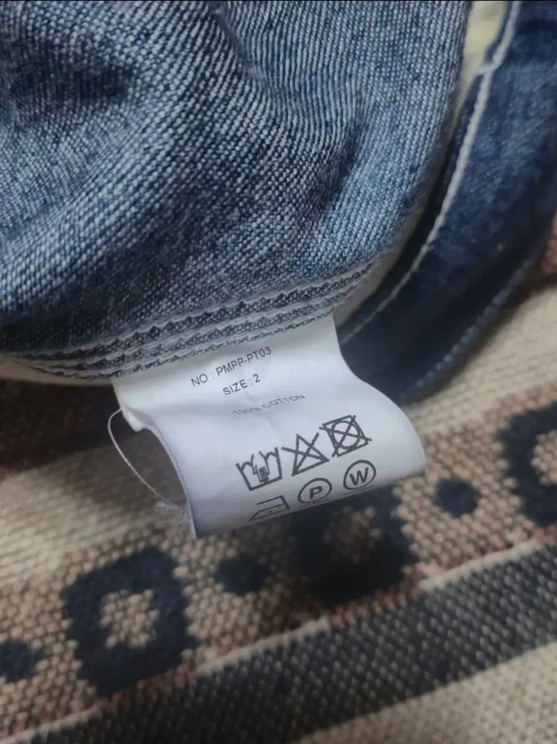 [2]피그벨 PEOPLE 별주 한정판 데님 페인터 트라우저 상품이미지10