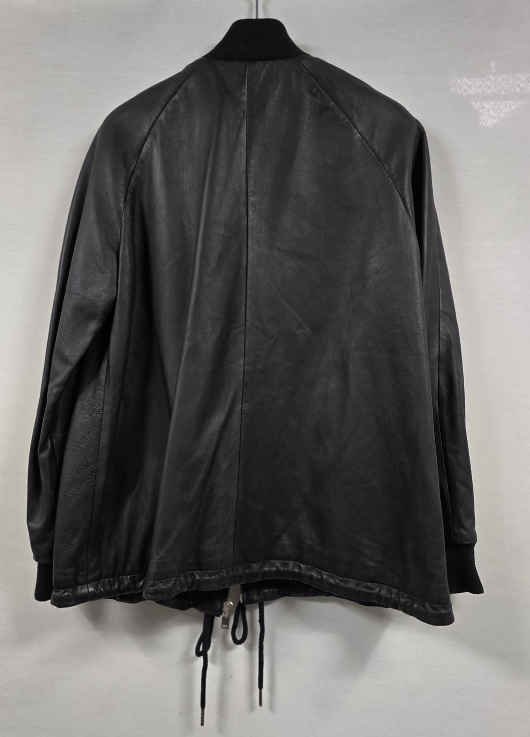 COS 블랙 우먼스 램스킨 봄버 레더 자켓 S사이즈 상품이미지4