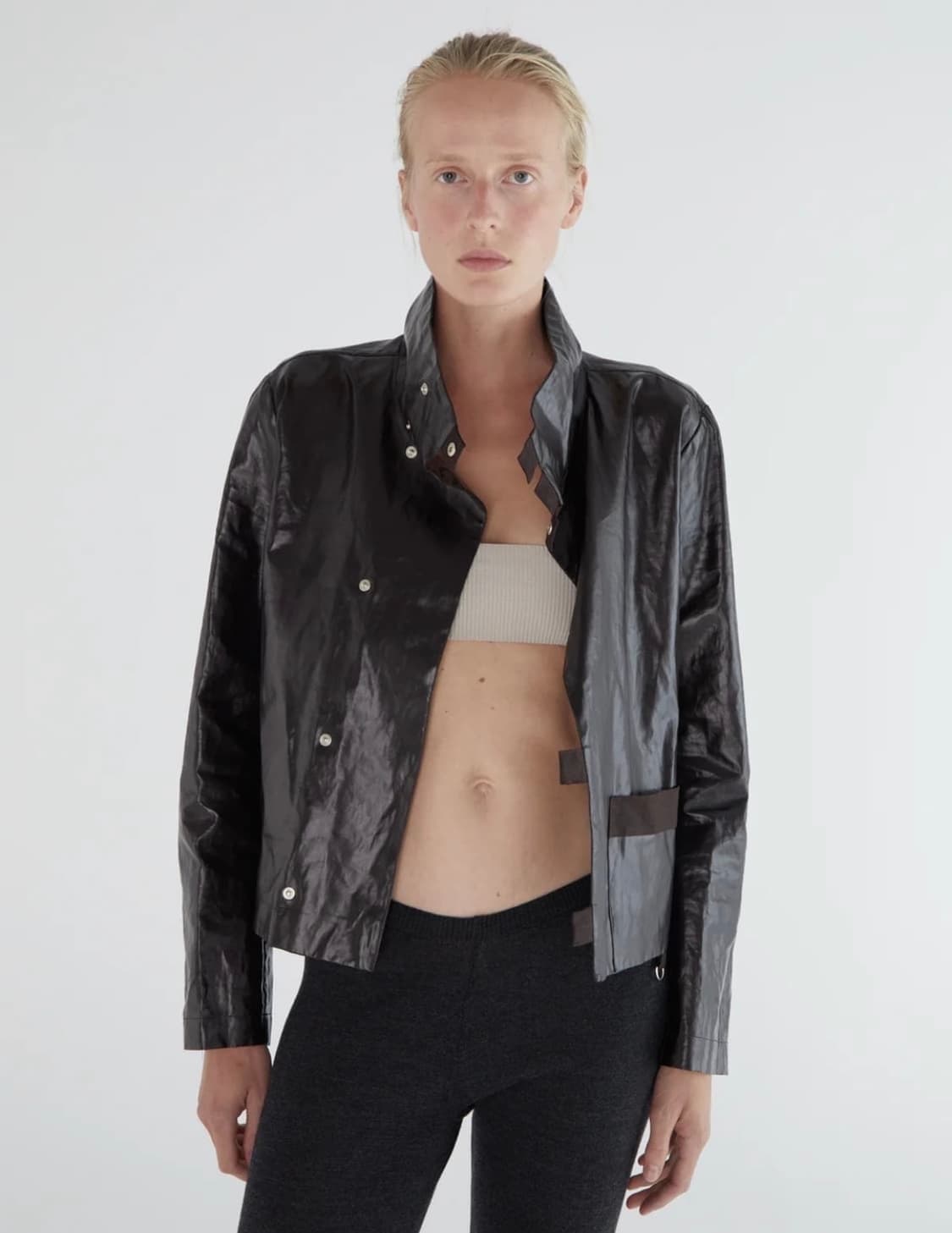 (S,M) 팔로마울 CLAU 스퀘어 컷 자켓 상품이미지4