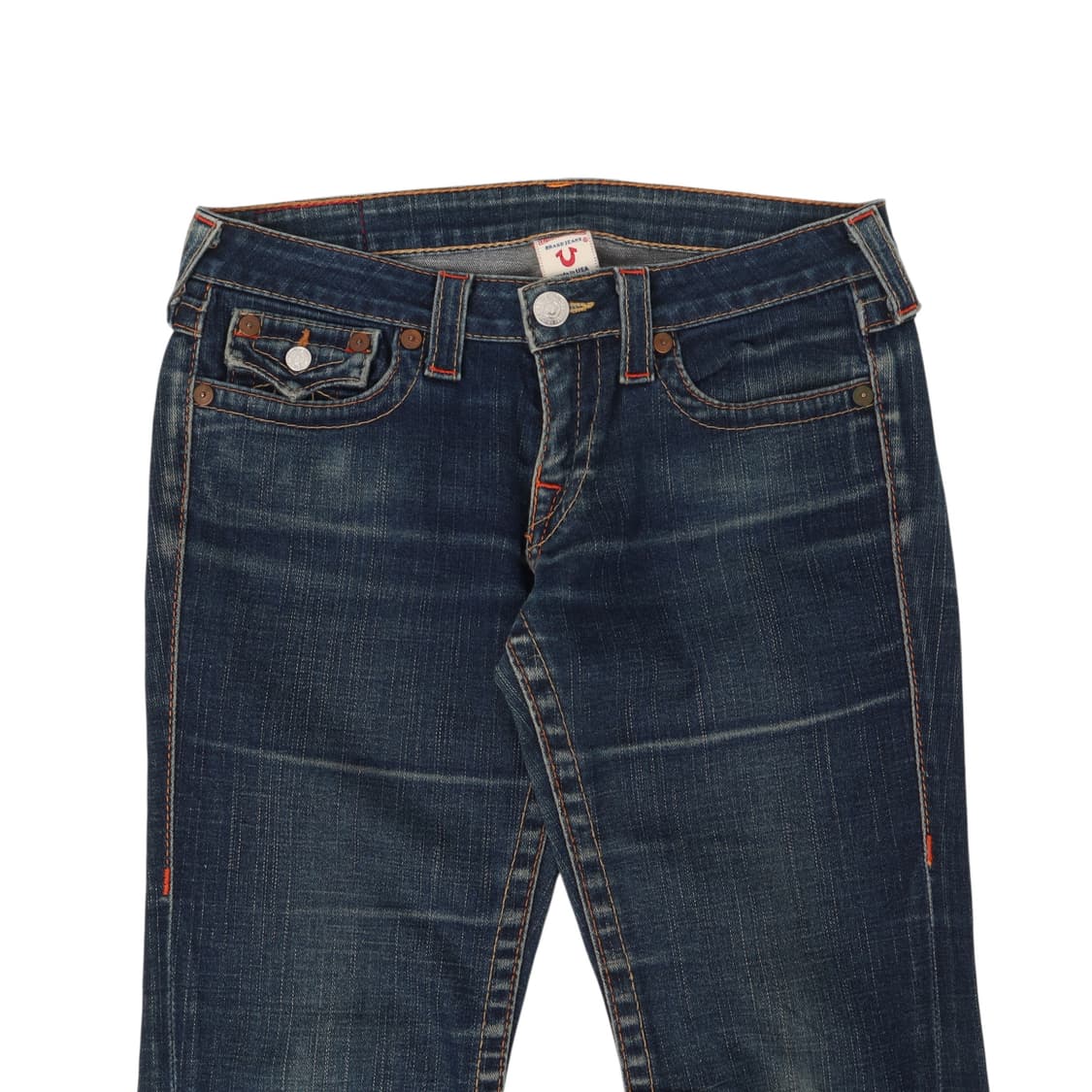 트루릴리젼 y2k 조이 워시드 부츠컷 데님팬츠 상품이미지6