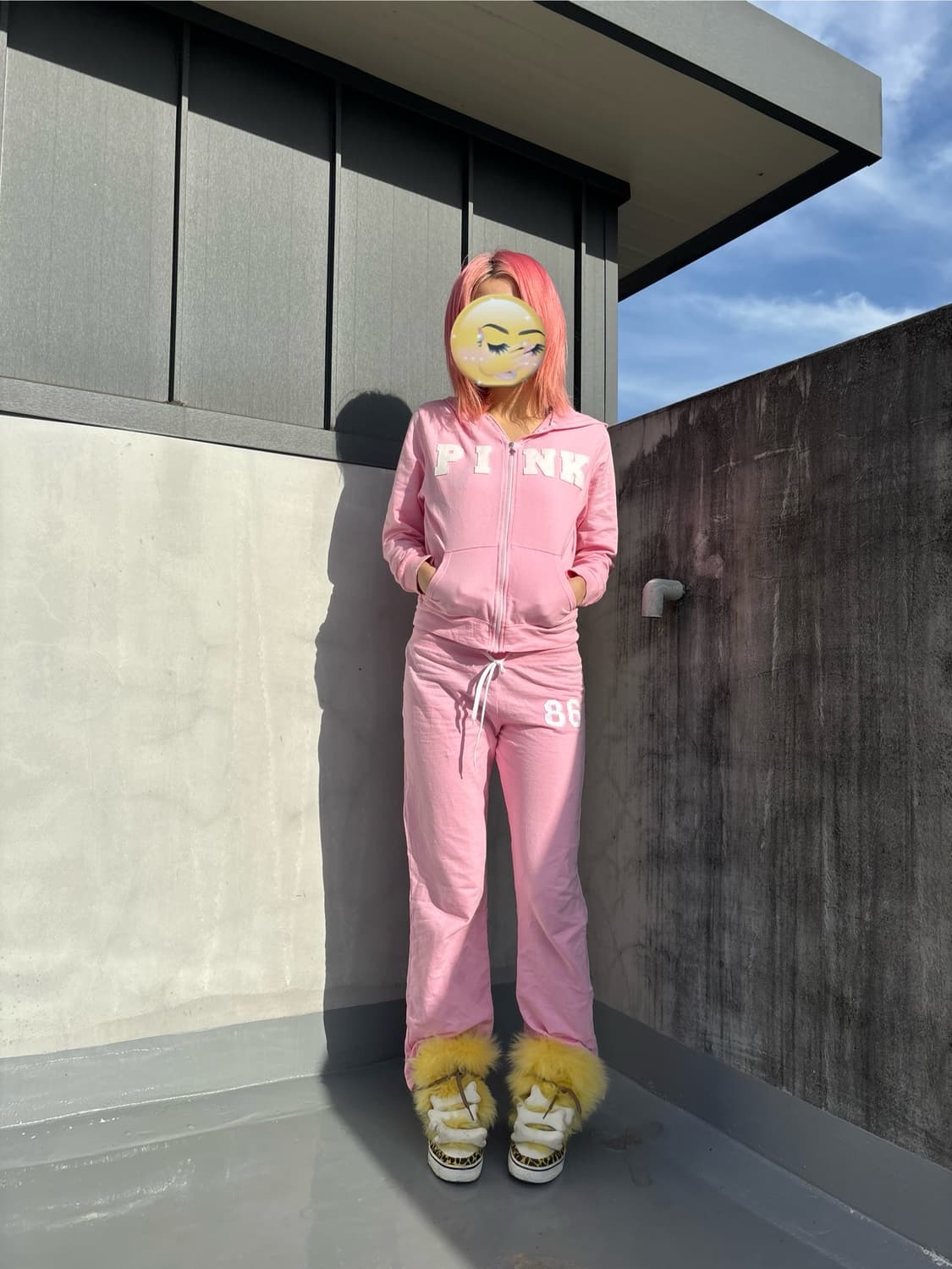 (Rare!)Pink 핑크 트레이닝 셋업  상품이미지2