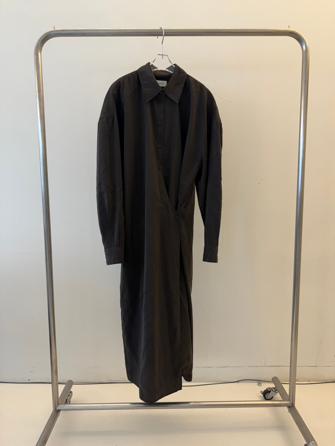 Lemaire 르메르 드라이실크 트위스트 셔츠 원피스 36 상품이미지3