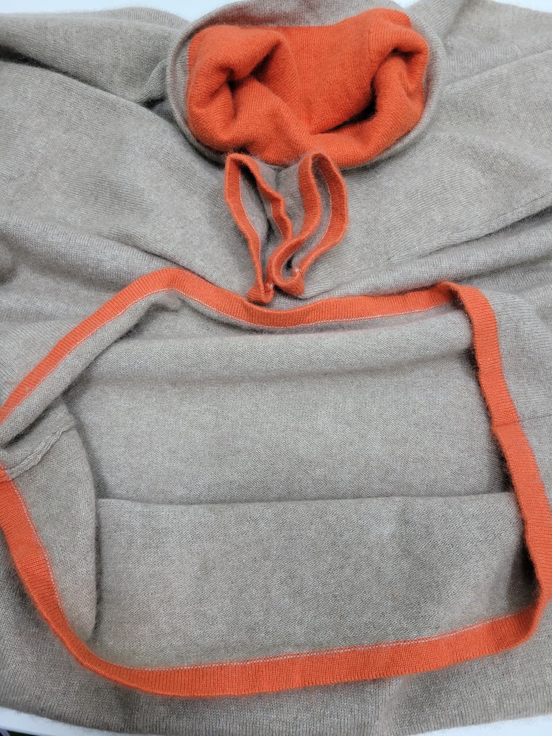 캐시미어 100% 니트 롱 원피스 / 여 L 베이지 상품이미지6