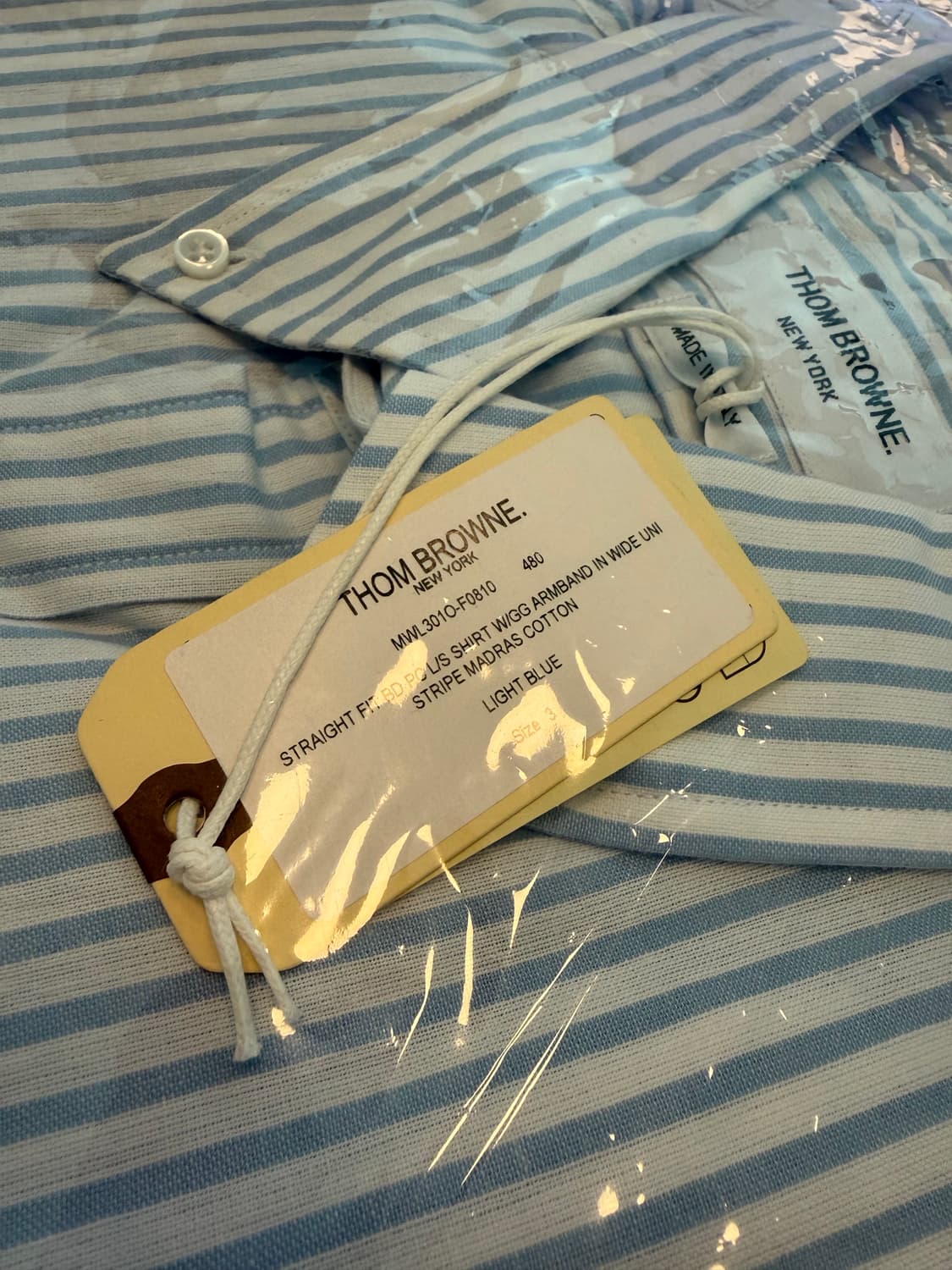 (새상품) 톰브라운 암밴드 셔츠 3사이즈 상품이미지3