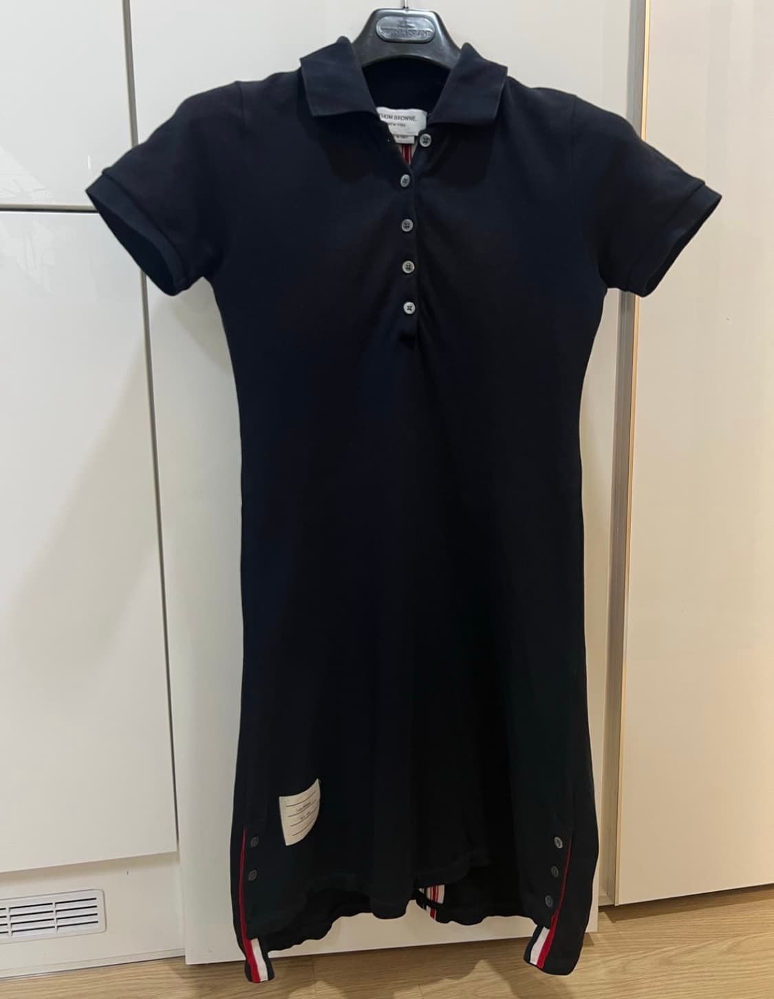 톰브라운 네이비 백삼선 원피스 38 상품이미지1