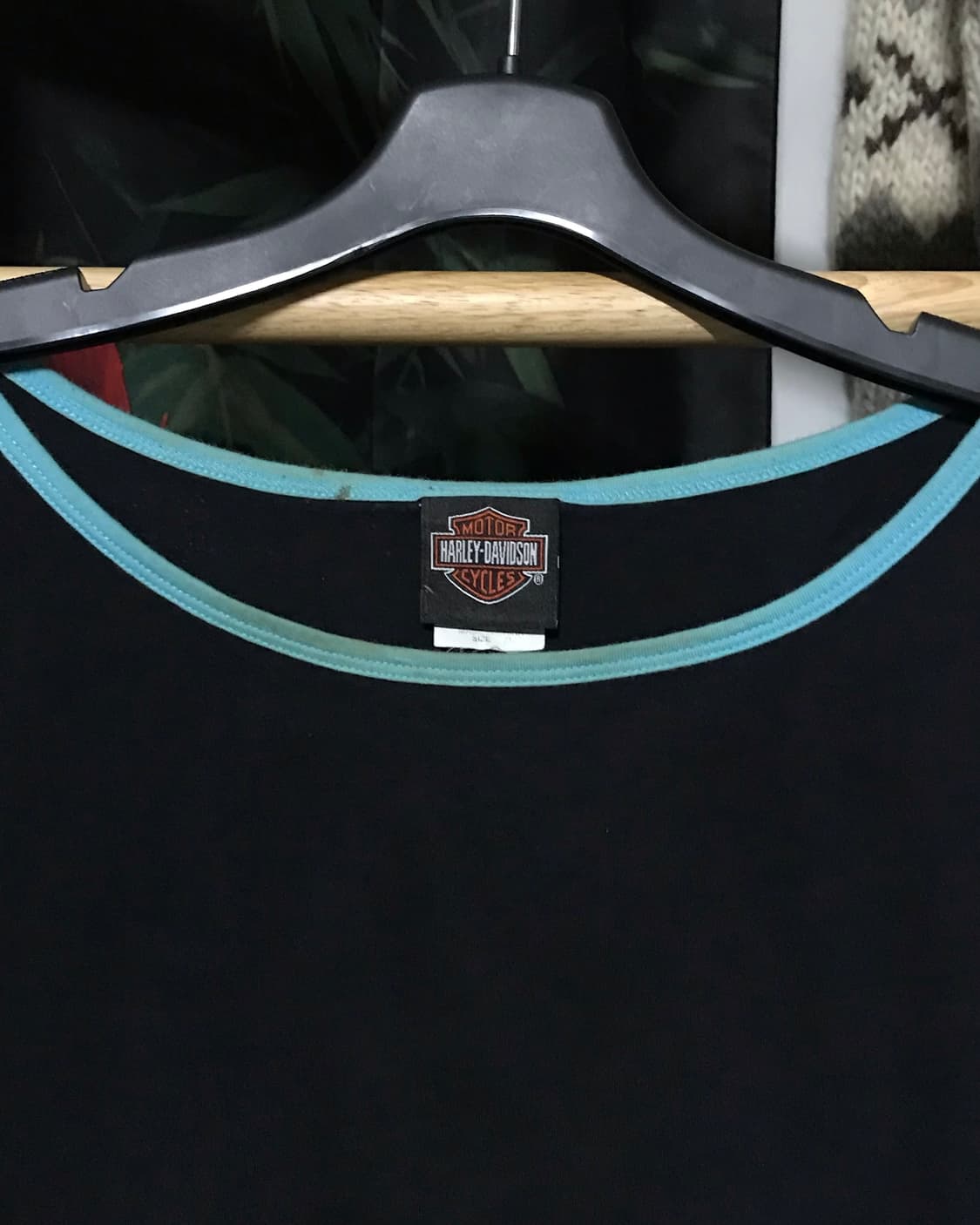 할리데이비슨 민트 자수 레이어링 롱 슬리브 상품이미지4