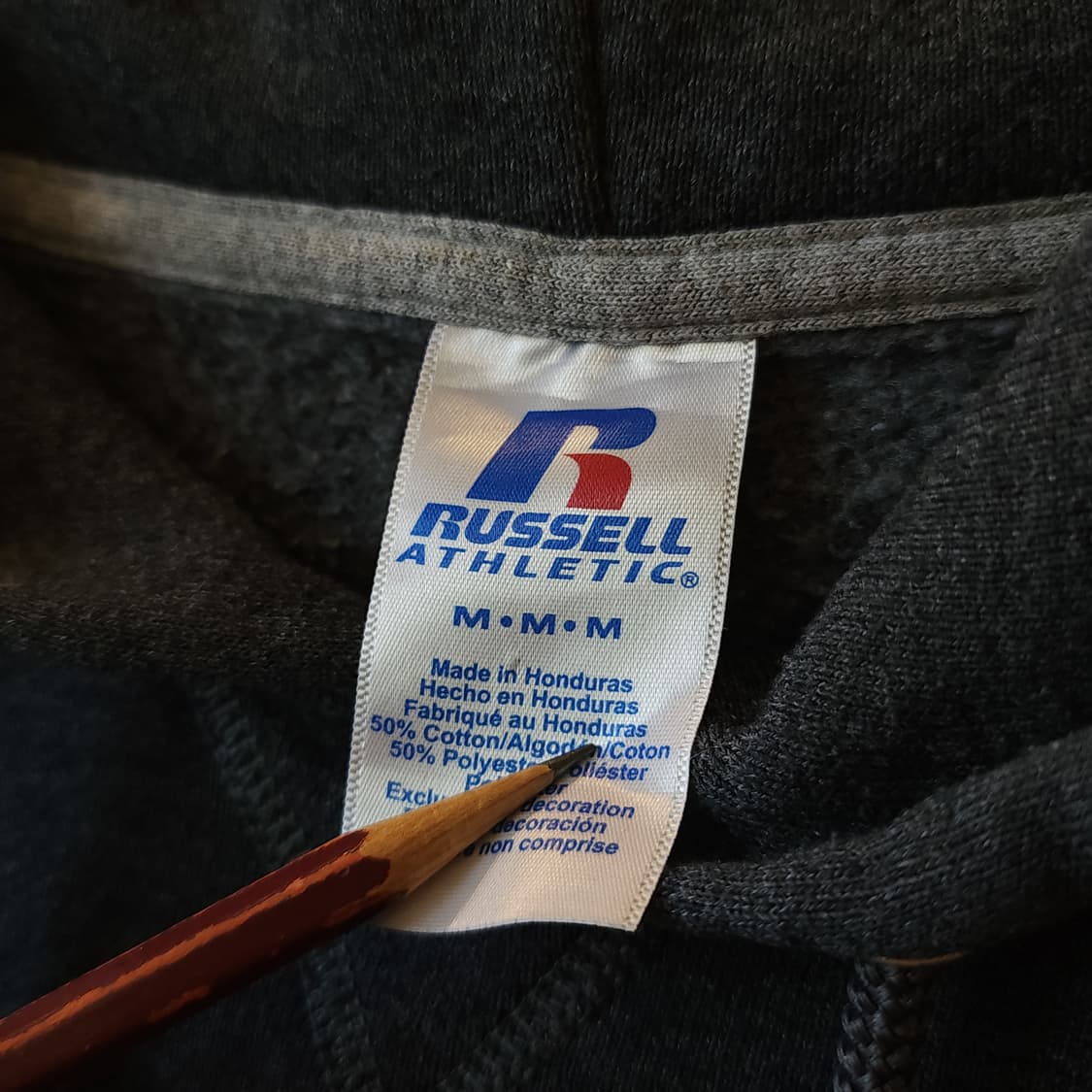 90s 러셀 후드 스웻셔츠 캐네디언 웨스턴 빈티지 후드 M 상품이미지7