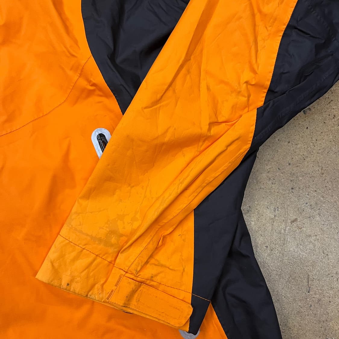 [정품/XL] 노스페이스 오렌지 블랙 바람막이 자켓 b17 상품이미지5