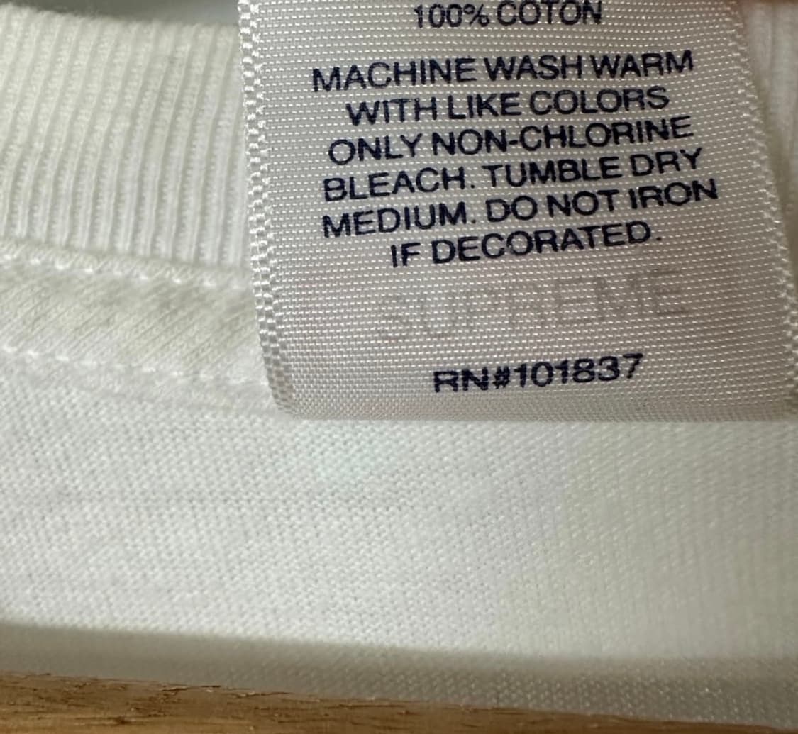 슈프림 쌍둥이 빌딩 프린팅 반팔 티셔츠 상품이미지4