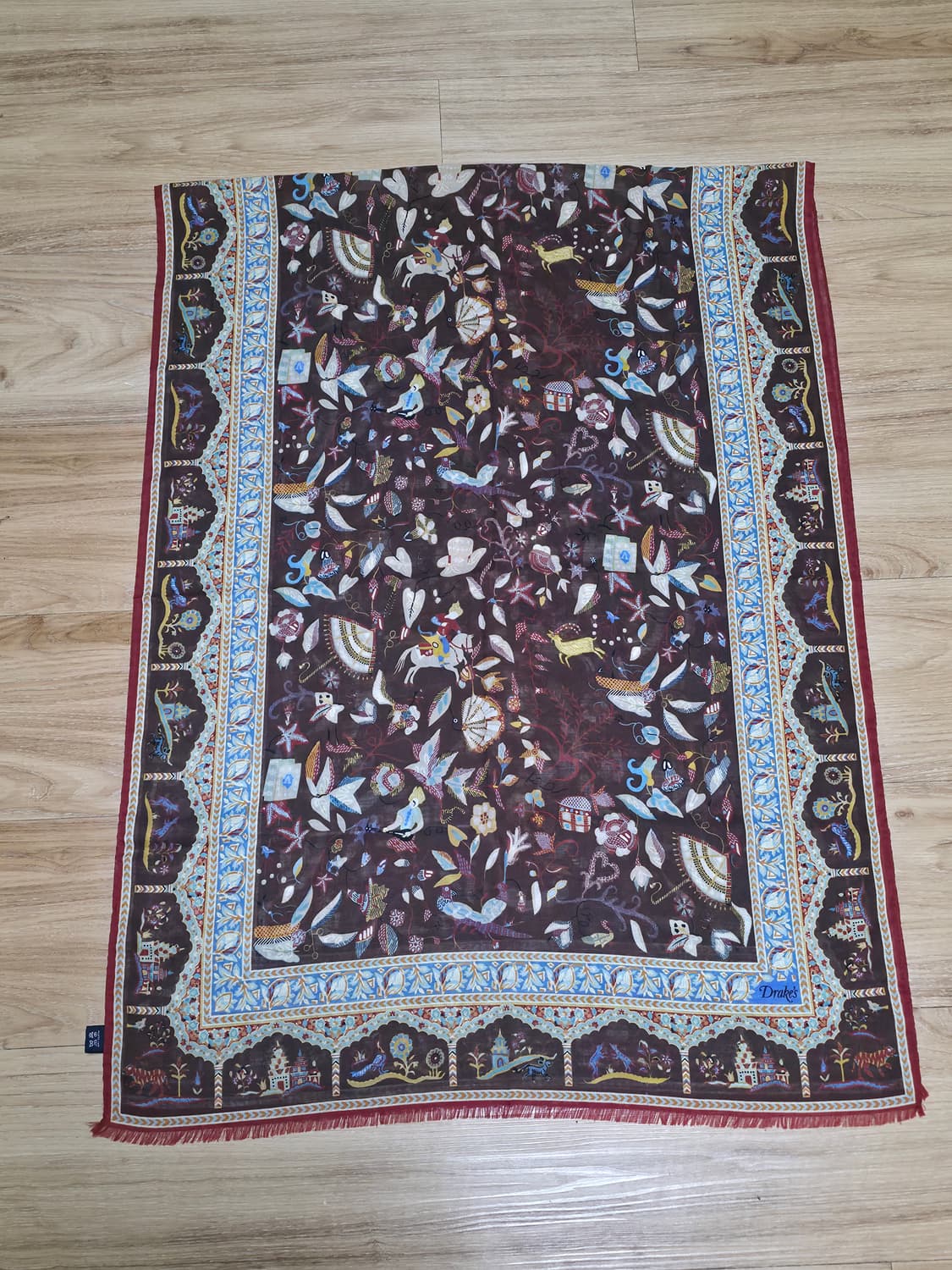 택포30만)25fw드레익스 브라운 무갈 스카프 상품이미지3