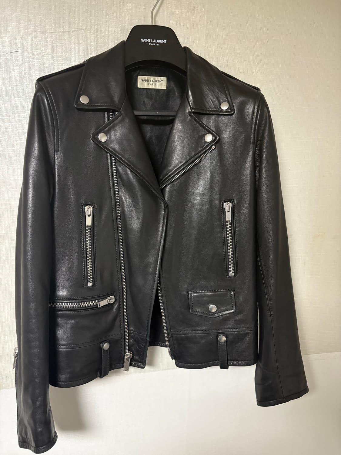 [44] 생로랑 L01 램스킨 라이더 자켓 상품이미지1