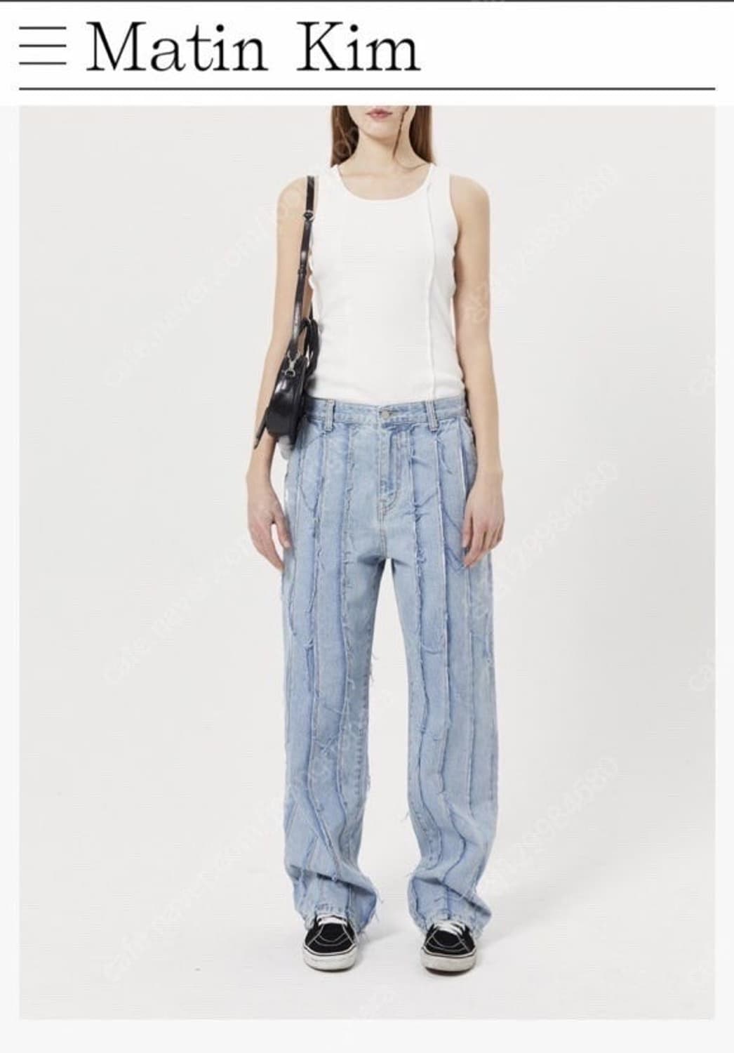 마뗑킴 루즈커팅 데님 S 상품이미지1