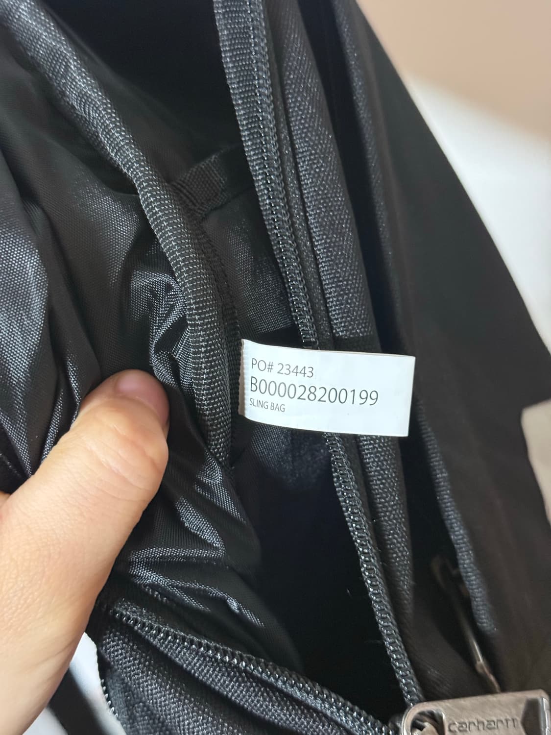 칼하트 슬링백 크로스백 블랙 상품이미지7