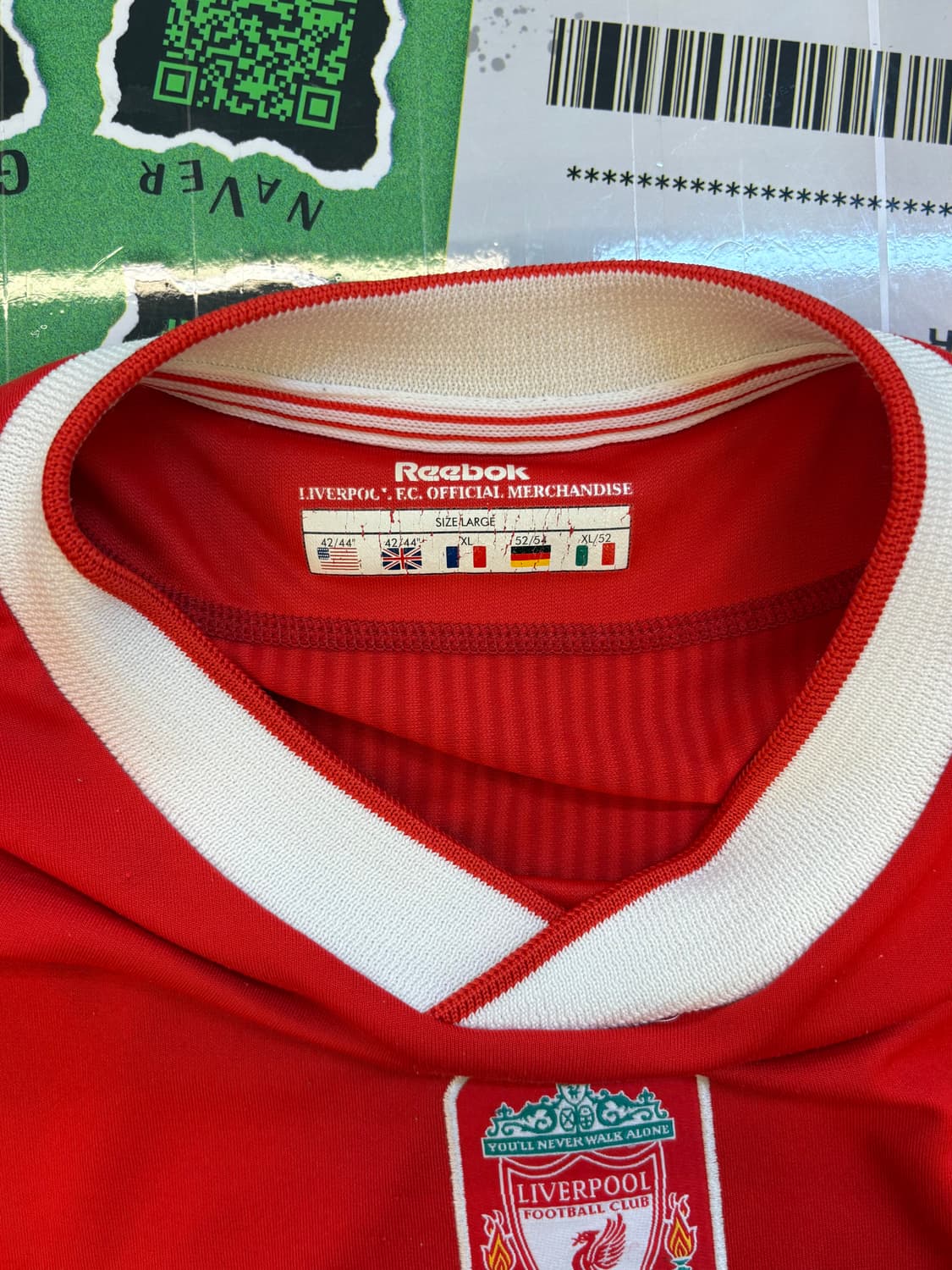 리버풀 04-06 홈 긴팔 저지 상품이미지5