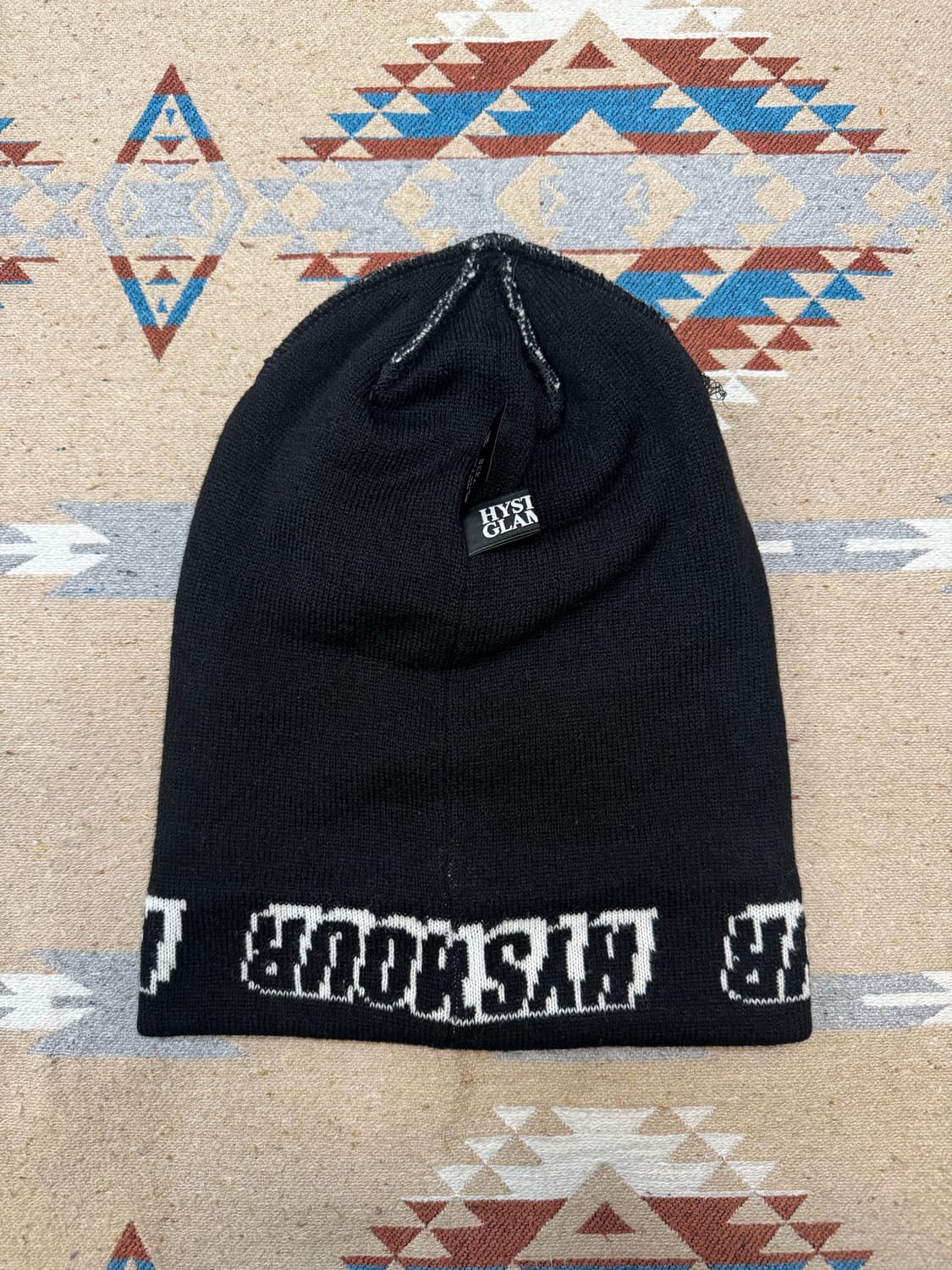 [OS] 히스테릭글래머 모노그램 로고 비니 블랙  상품이미지3