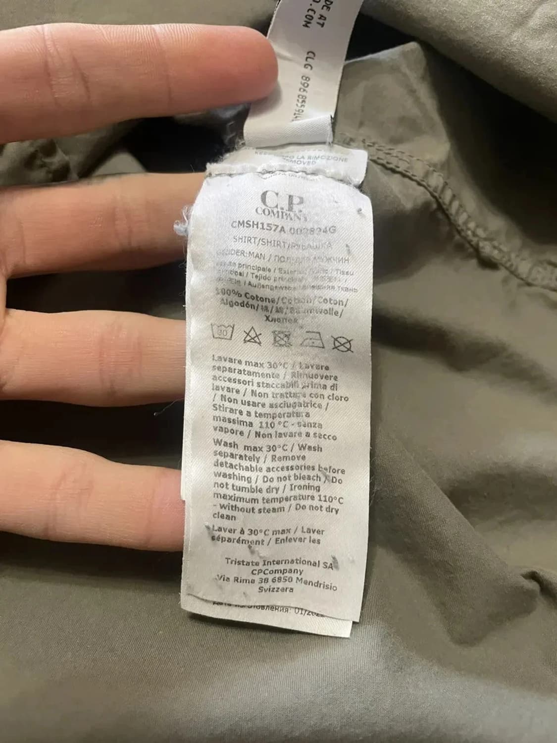 C.P. 컴퍼니 개버딘 유틸리티 렌즈 셔츠 상품이미지7