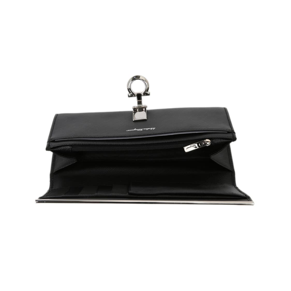 페라가모 간치오 플랩 장지갑 블랙 바라 월렛 22-4633 상품이미지10