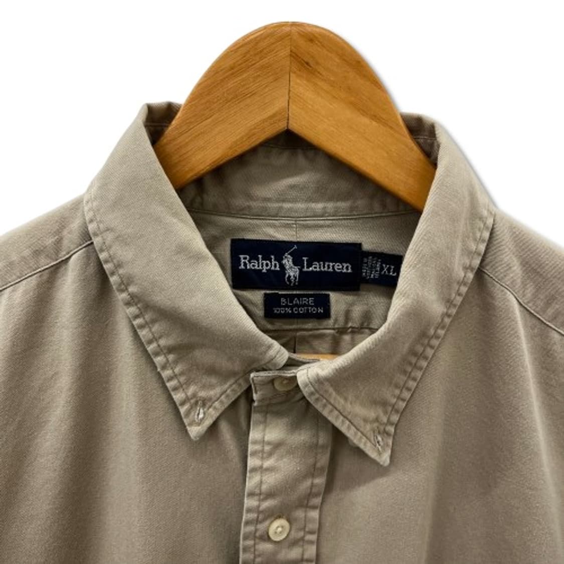 폴로 랄프로렌 BLAIRE 베이지 코튼 셔츠 상품이미지4