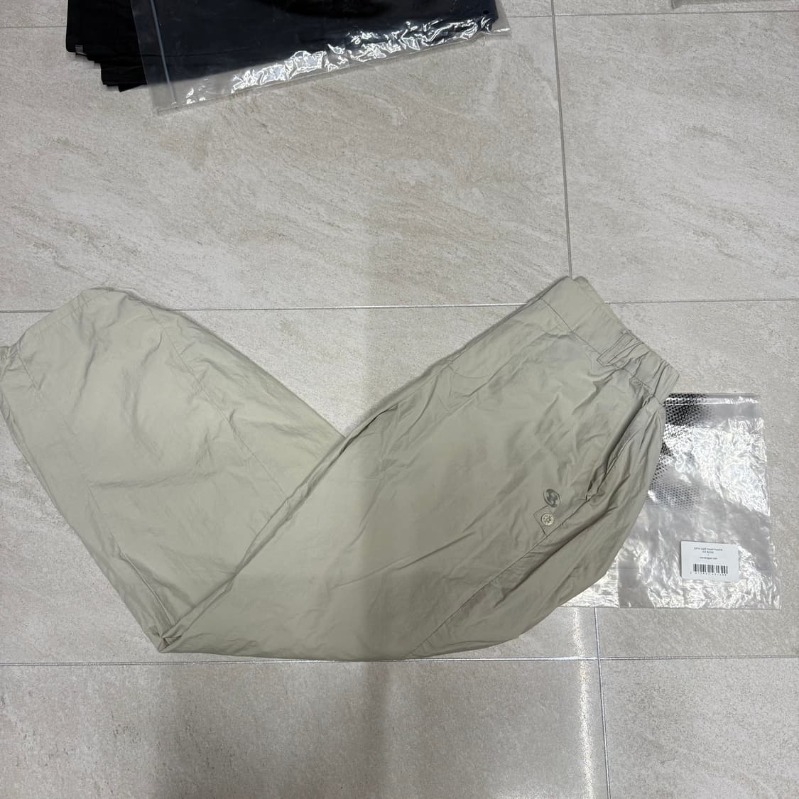 [1] 산산기어 사이드 스냅 팬츠 아이스 베이지 - 22FW 판매 상품이미지2