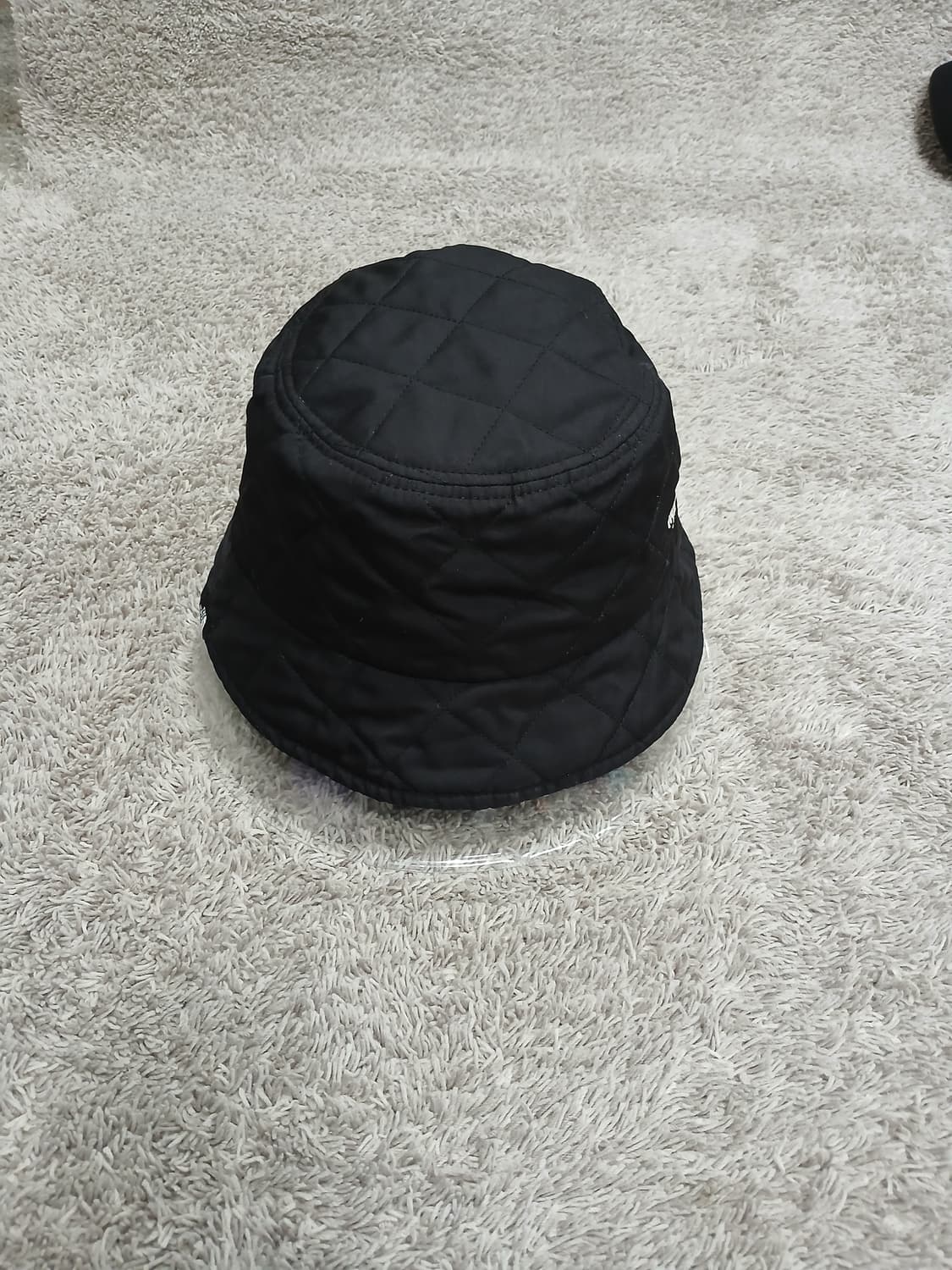 노스페이스 퀼팅 버킷햇 블랙 S 상품이미지1