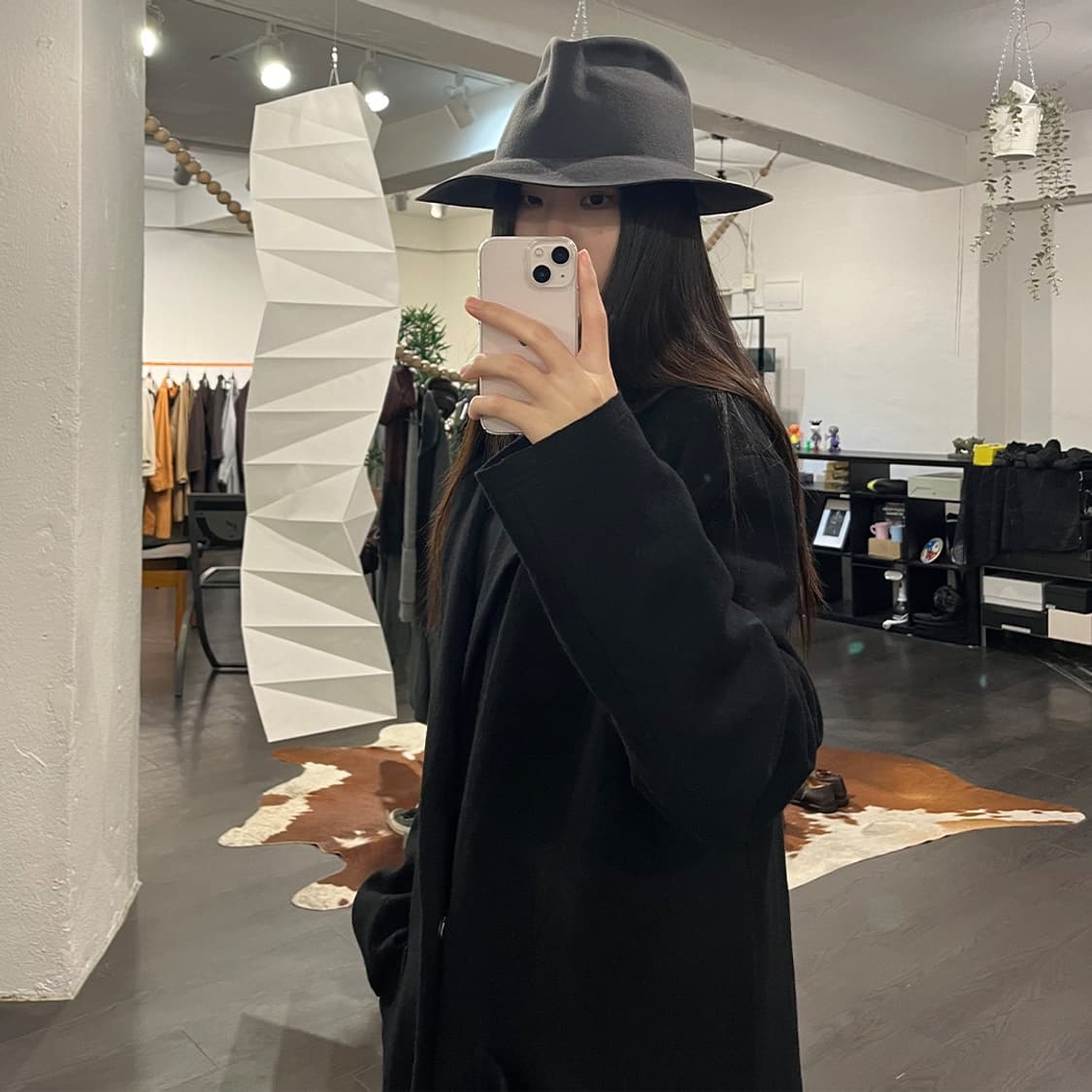 카시라 페도라 햇 그레이 상품이미지3