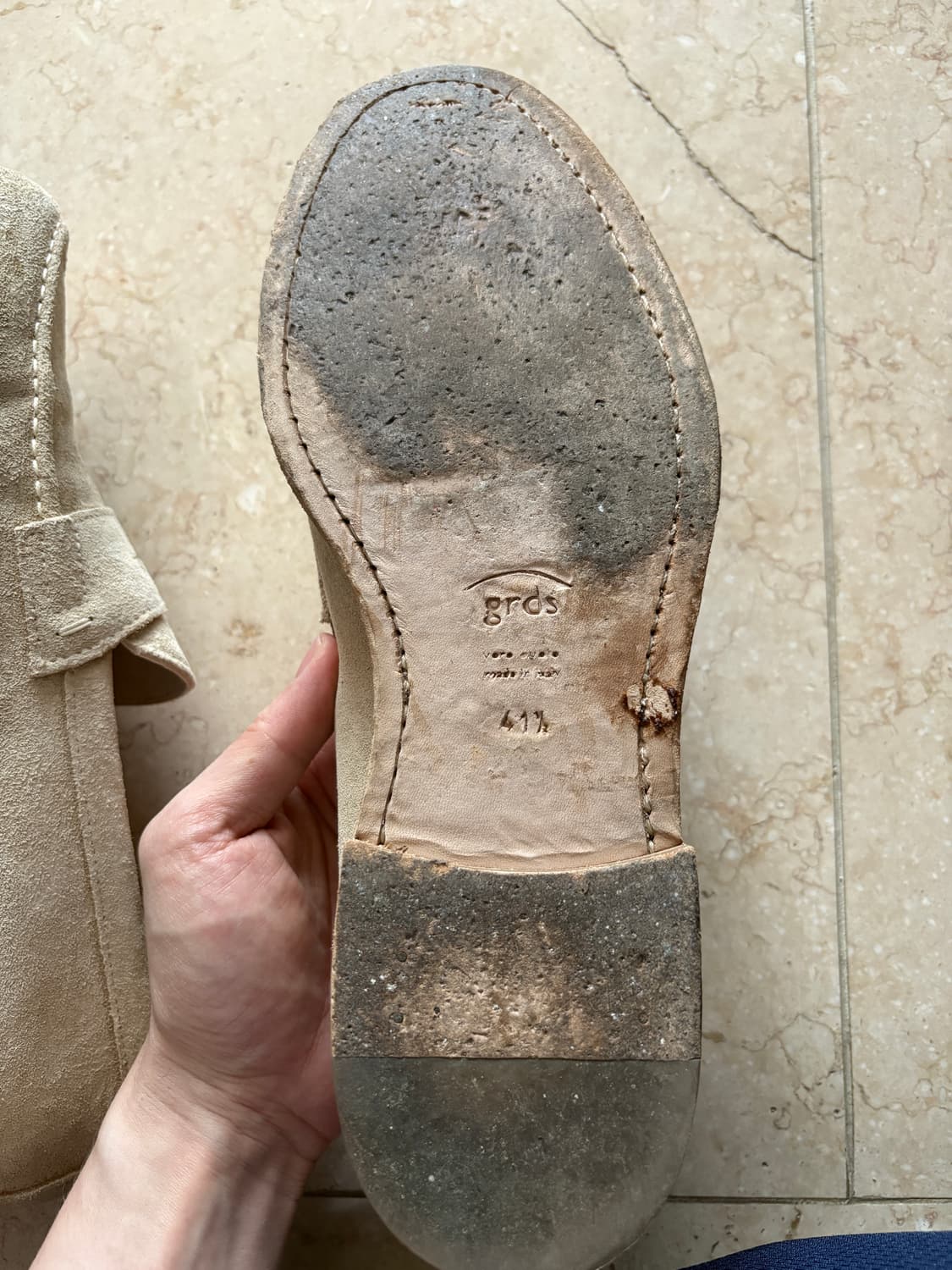 그라더스 01로퍼 베이지 265사이즈 상품이미지5