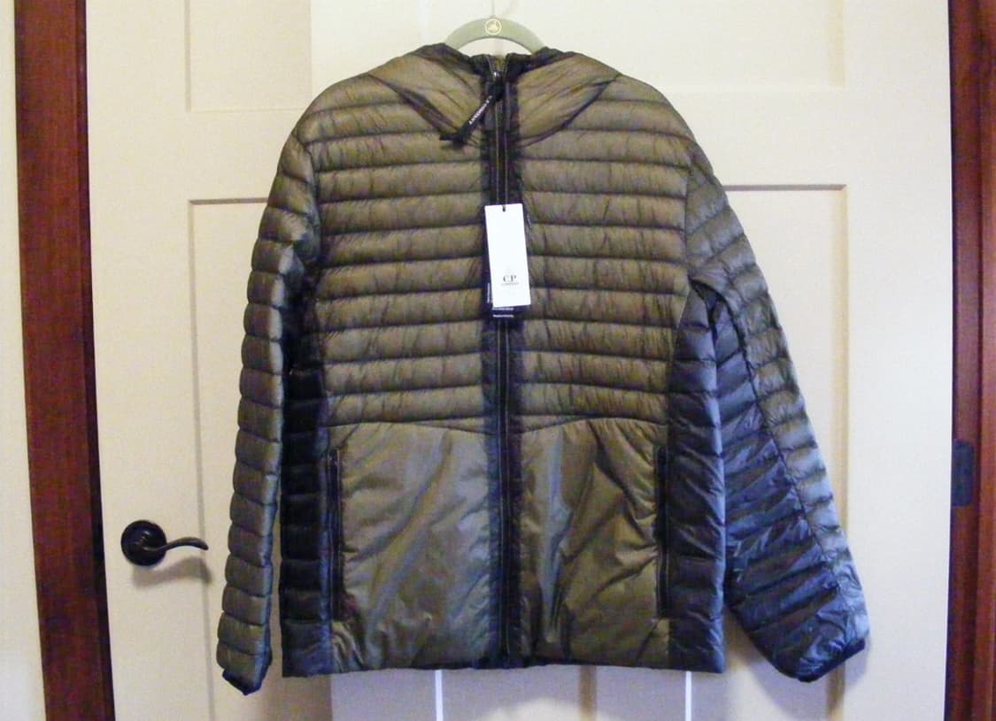 54사이즈 CP컴퍼니 디디쉘 경량 고글 패딩 점퍼 카키 상품이미지2