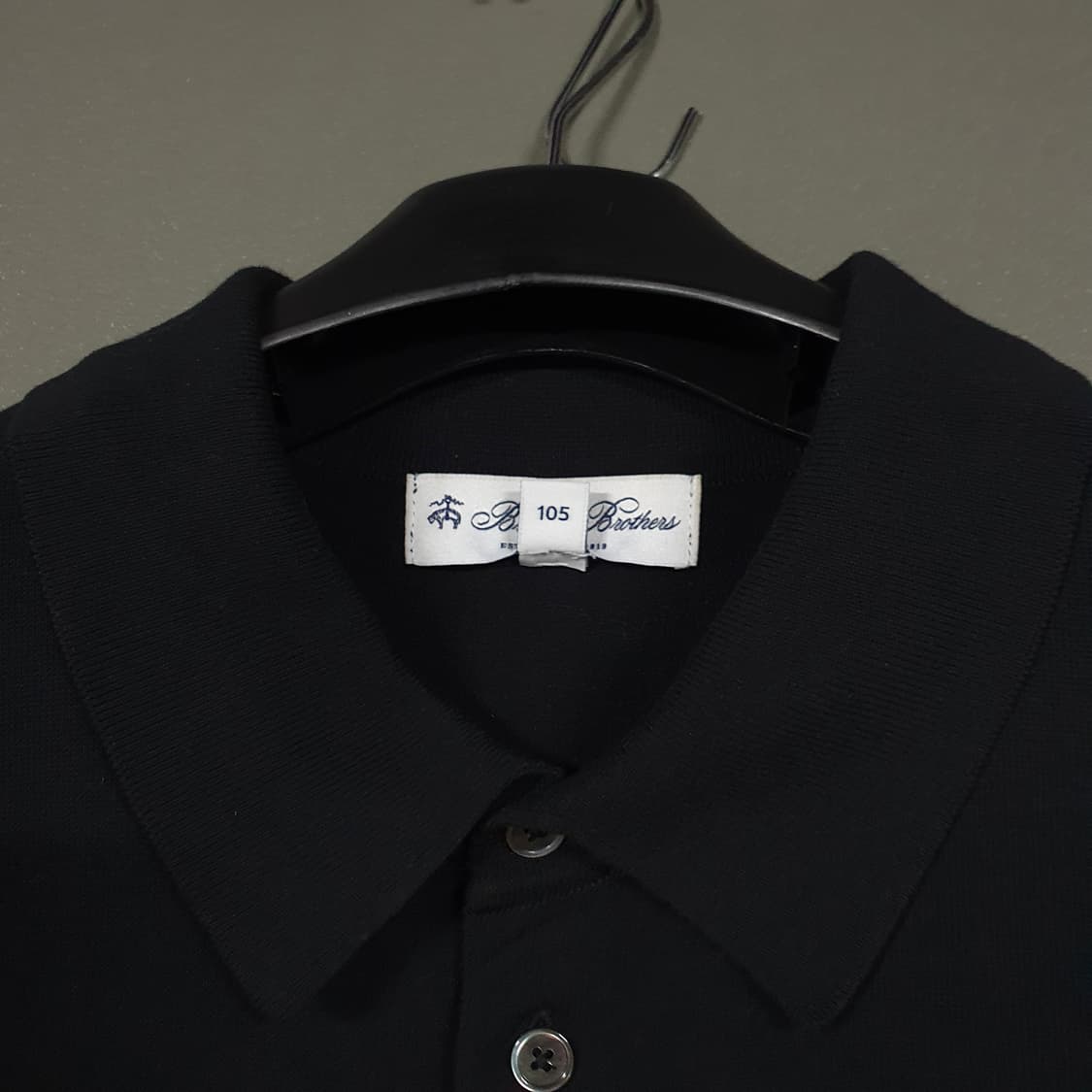 브룩스브라더스 신형23SS 컴팩트 코튼 폴로 스웨터 반팔 니트 카라티 상품이미지6