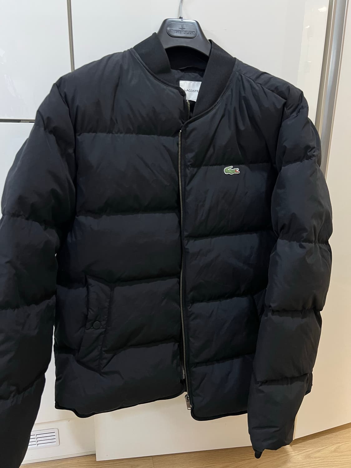 라코스테 구스다운 논후드패딩 52 (새상품급) 상품이미지1