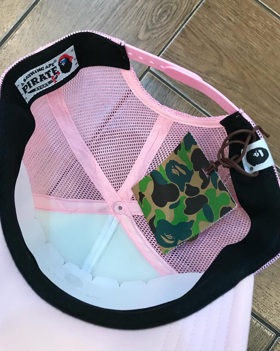 Pirate Bape Pink Mesh Cap 상품이미지10