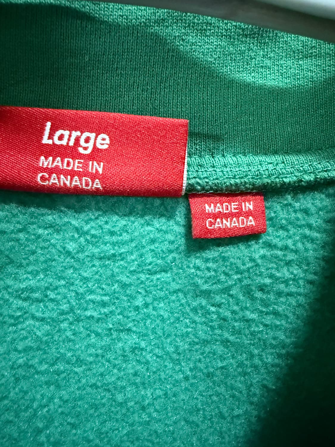 슈프림 컬리지에이트 하프 집 풀오버 라이트 파인 - 24FW 상품이미지4