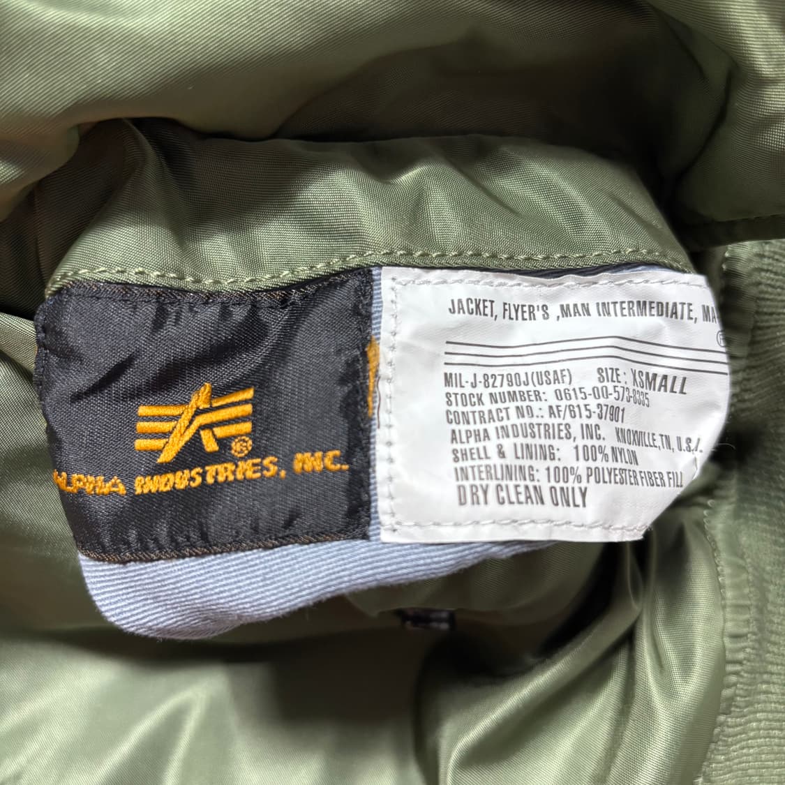 XS 알파 인더스트리 리버시블 ma-1 항공 자켓 상품이미지7